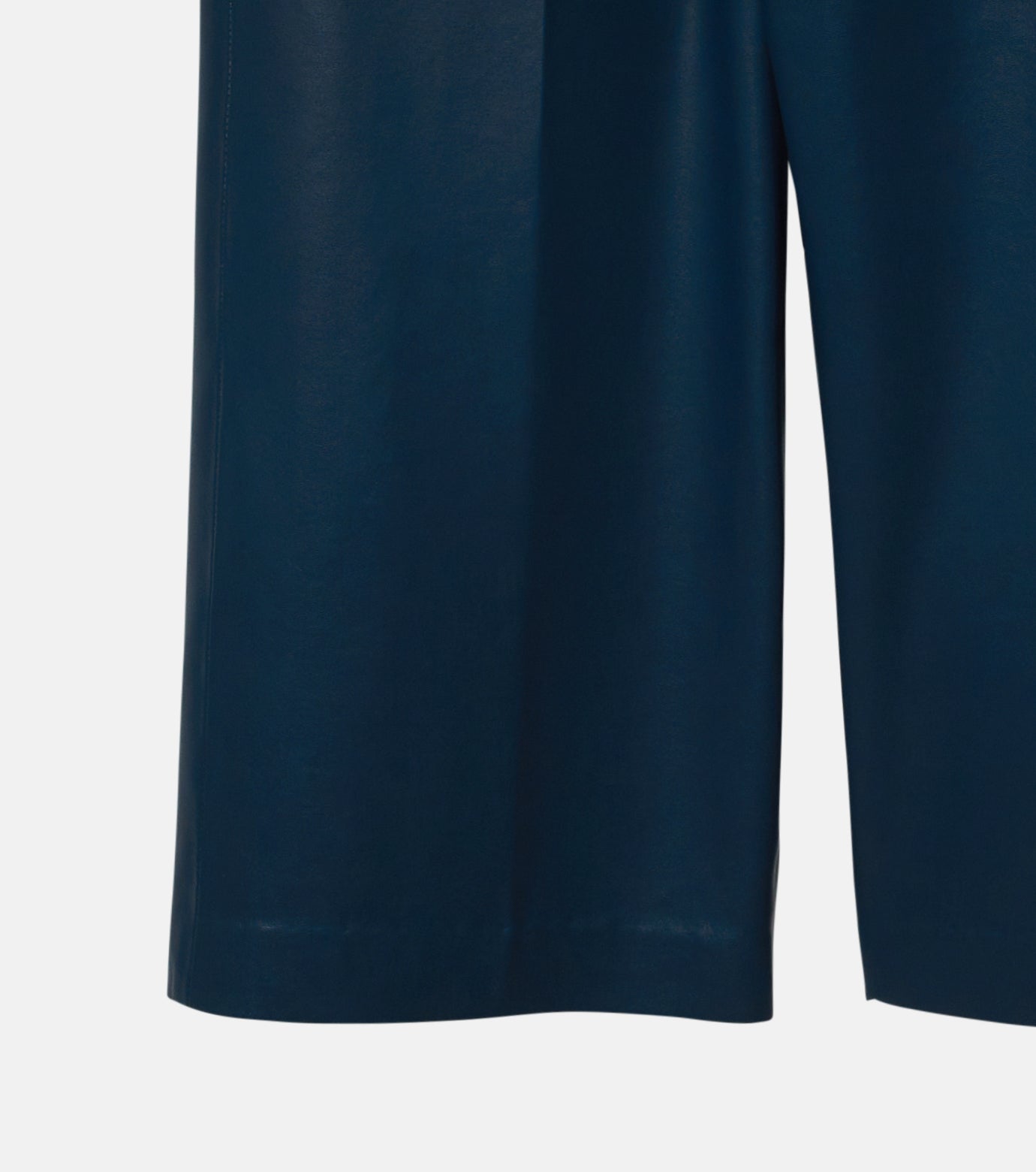 Asymmetry Leather Pants