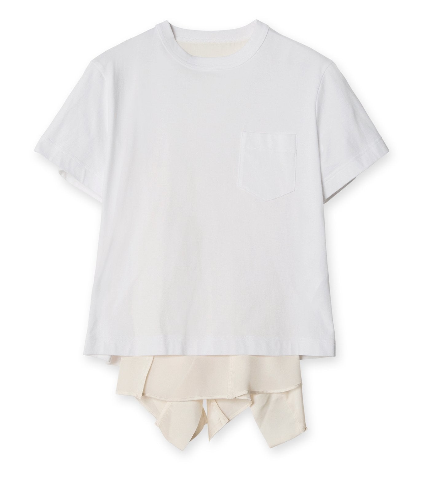 Satin x Jersey T-Shirt