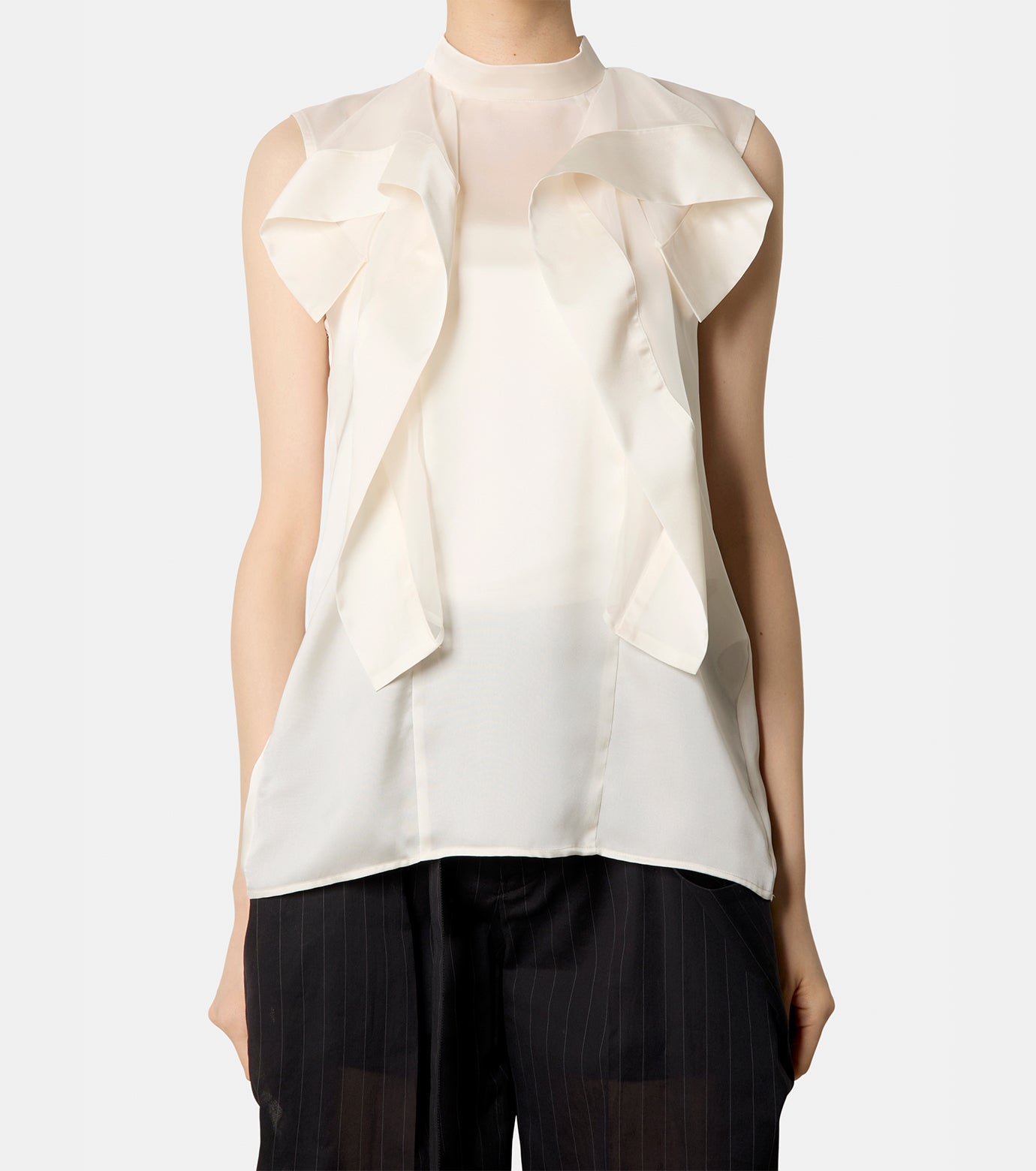 Satin Chiffon Pullover