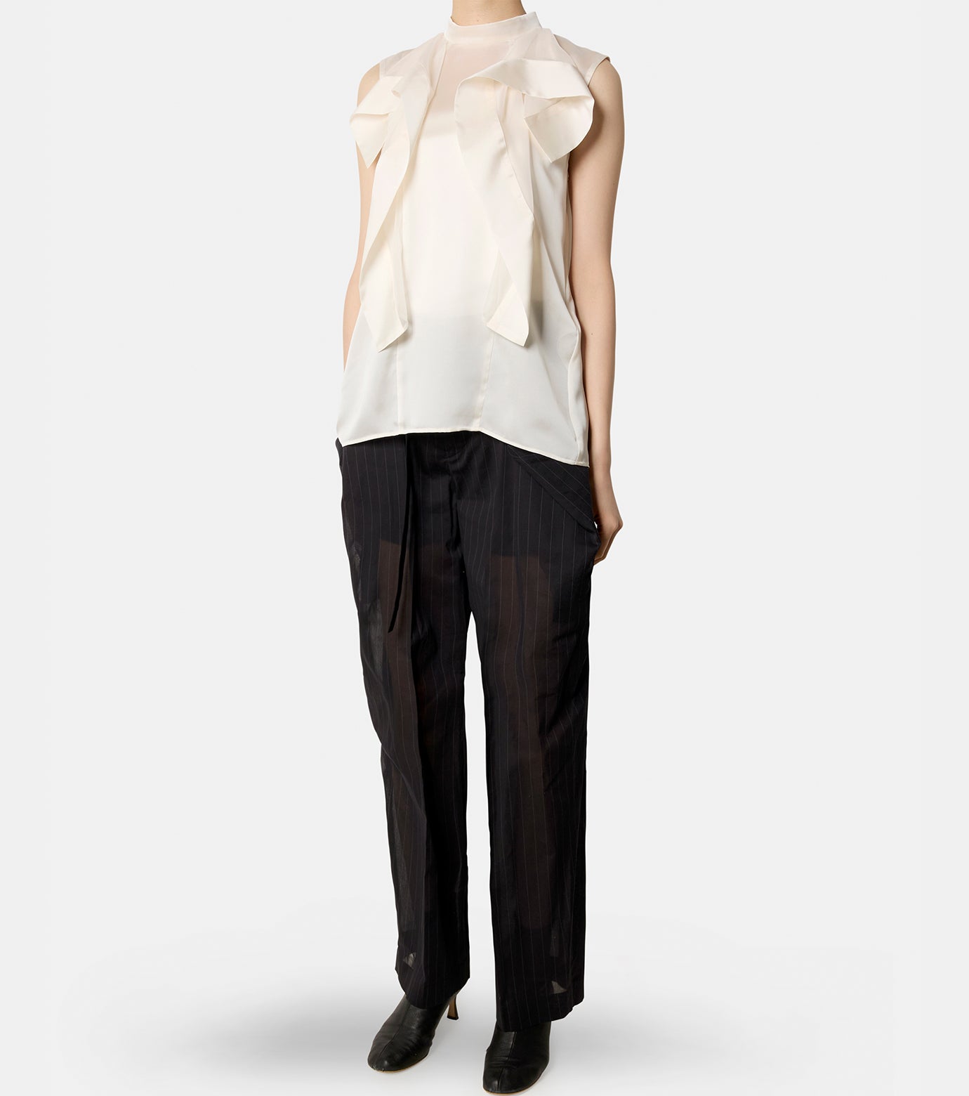 Satin Chiffon Pullover