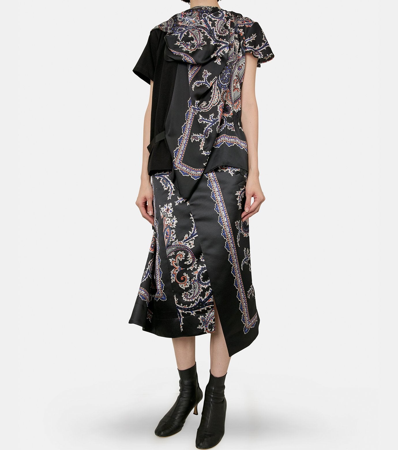 Paisley Print x Cotton Jersey T