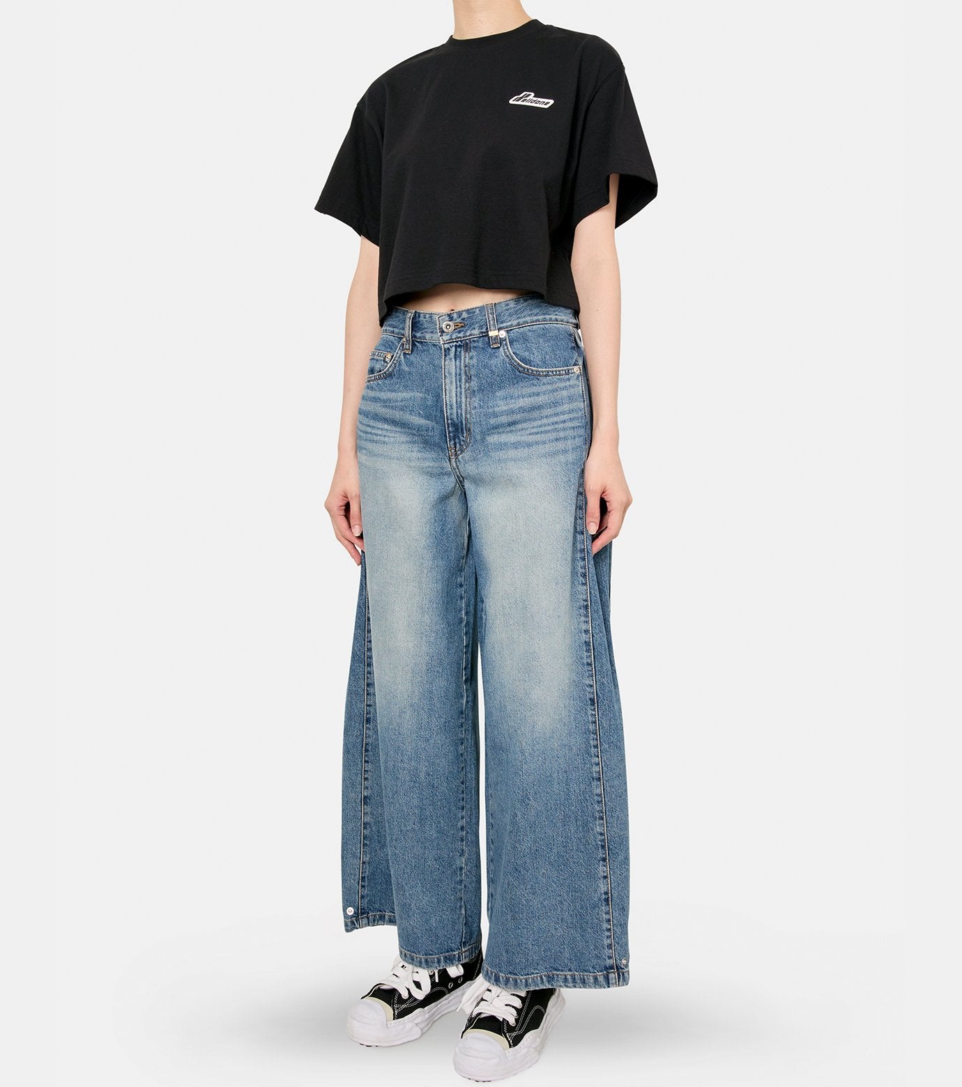 CROPPED LOGO T-SHIRT