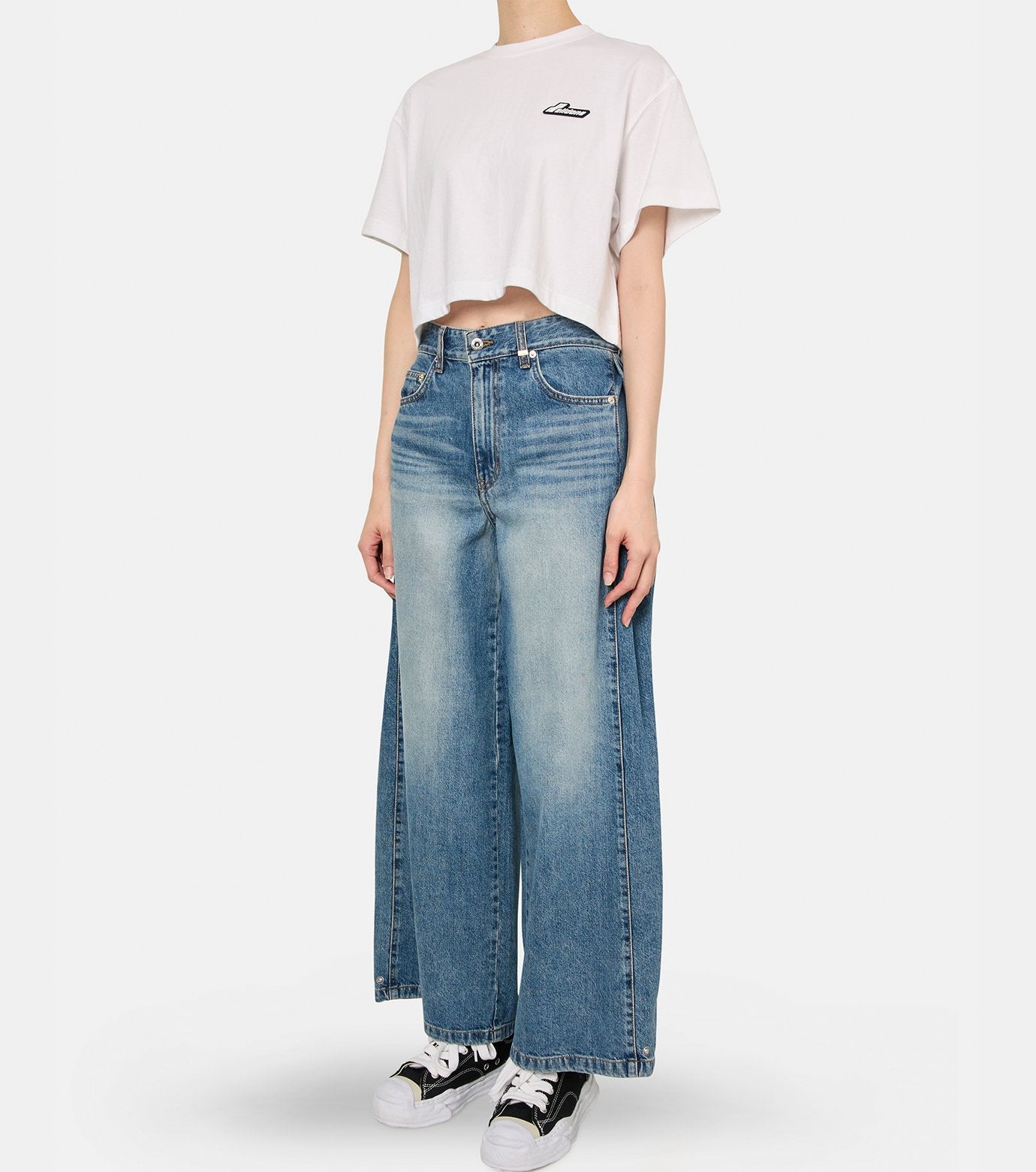 CROPPED LOGO T-SHIRT