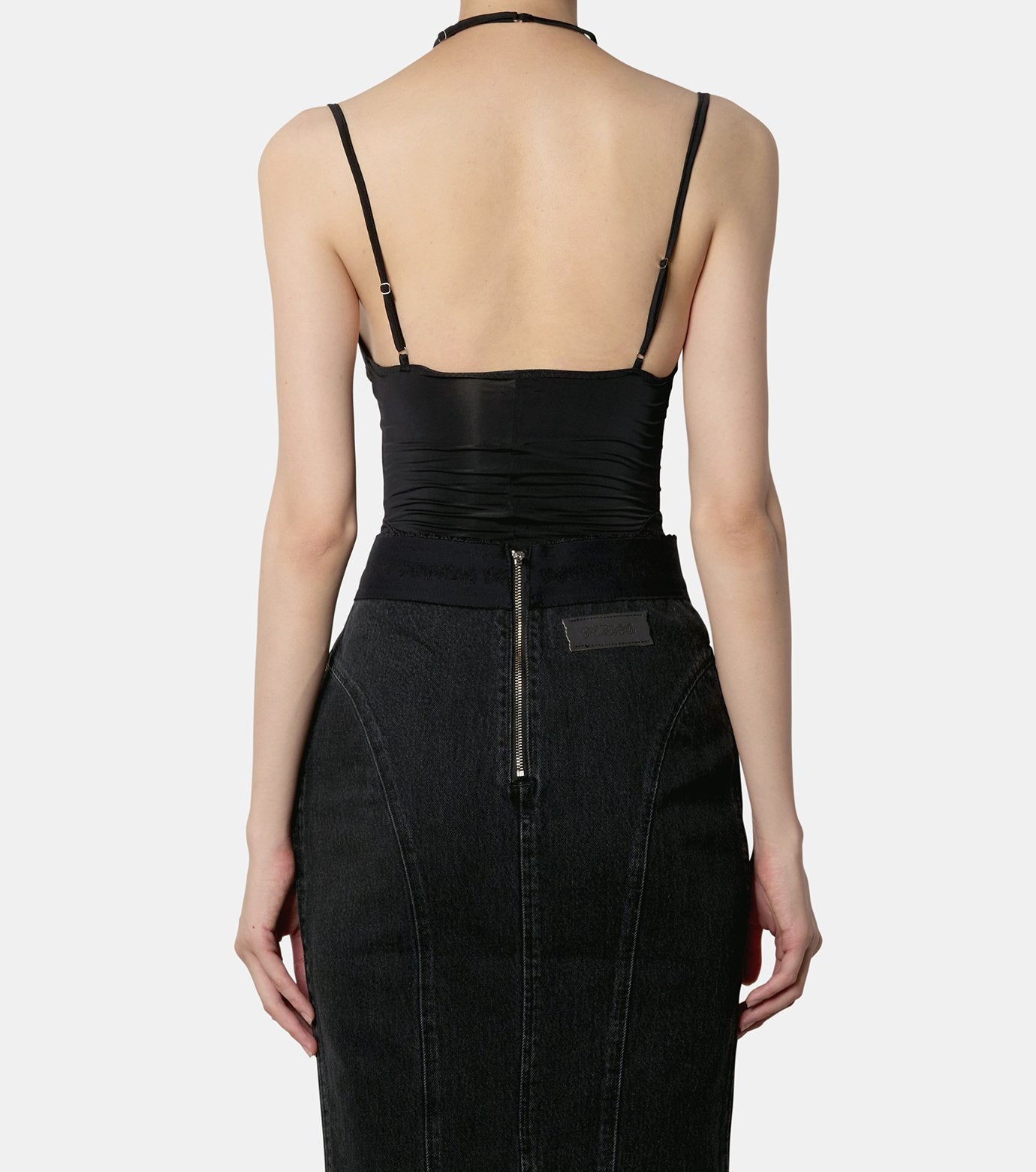 STRETCH JERSEY CUT-OUT BODYSUIT