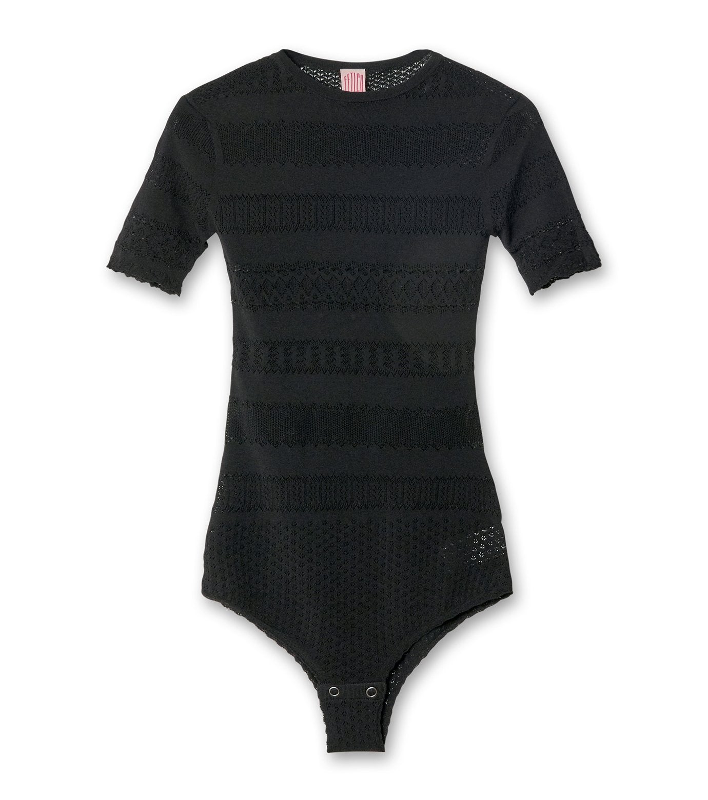 STRETCH LACE KNIT BODYSUIT