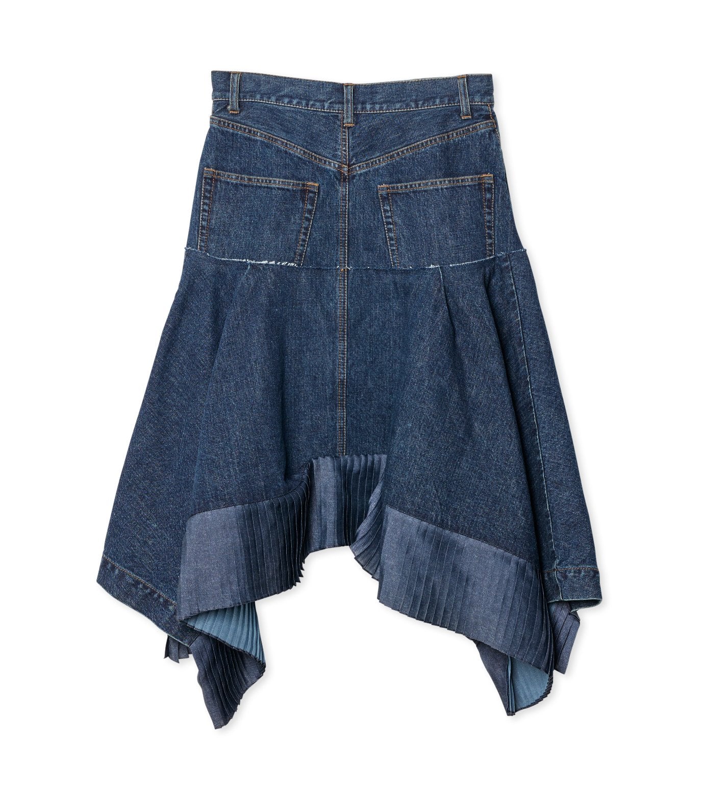 Denim x Satin Skirt
