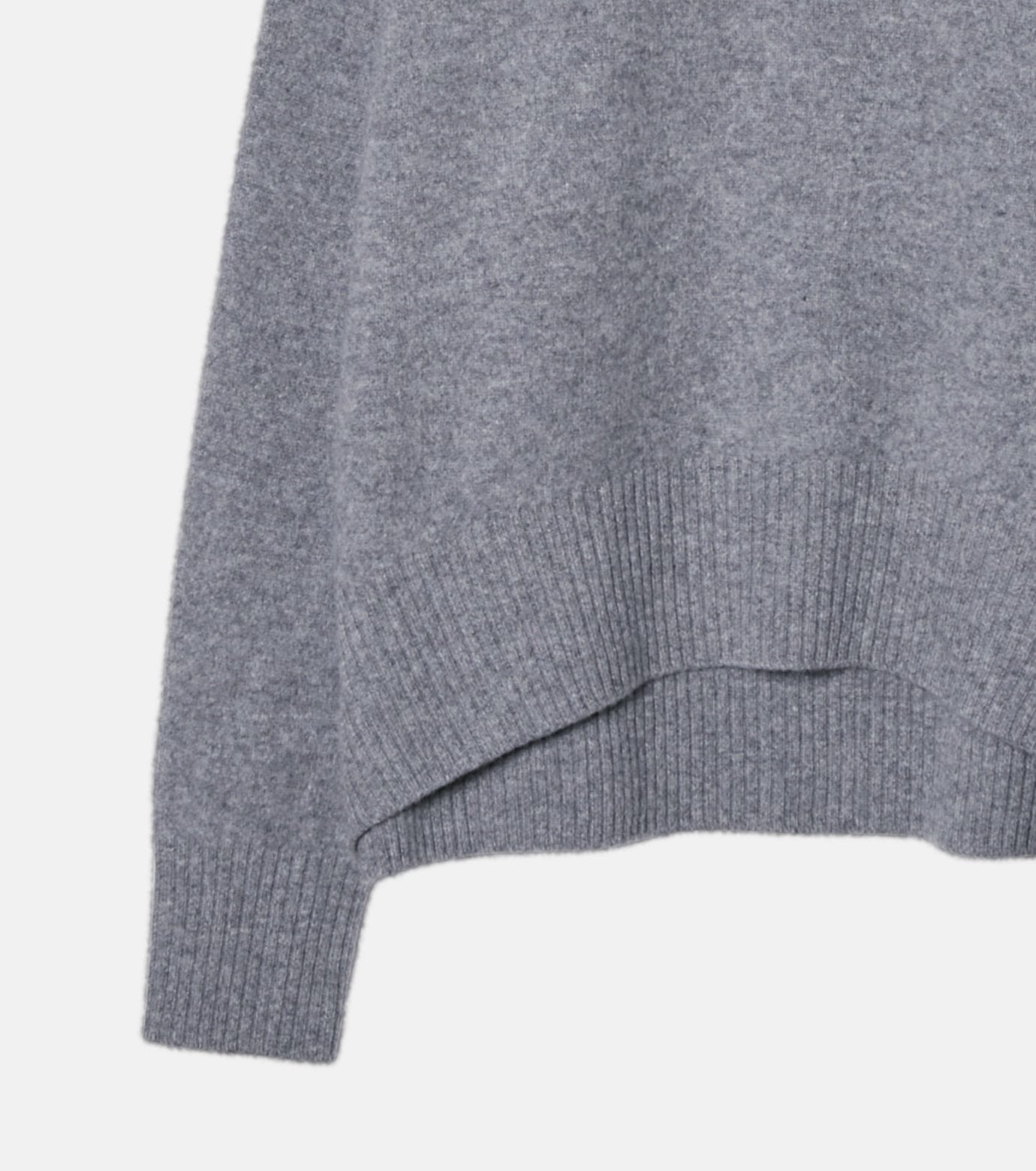 Wool Cashmere Crew Neck Knit