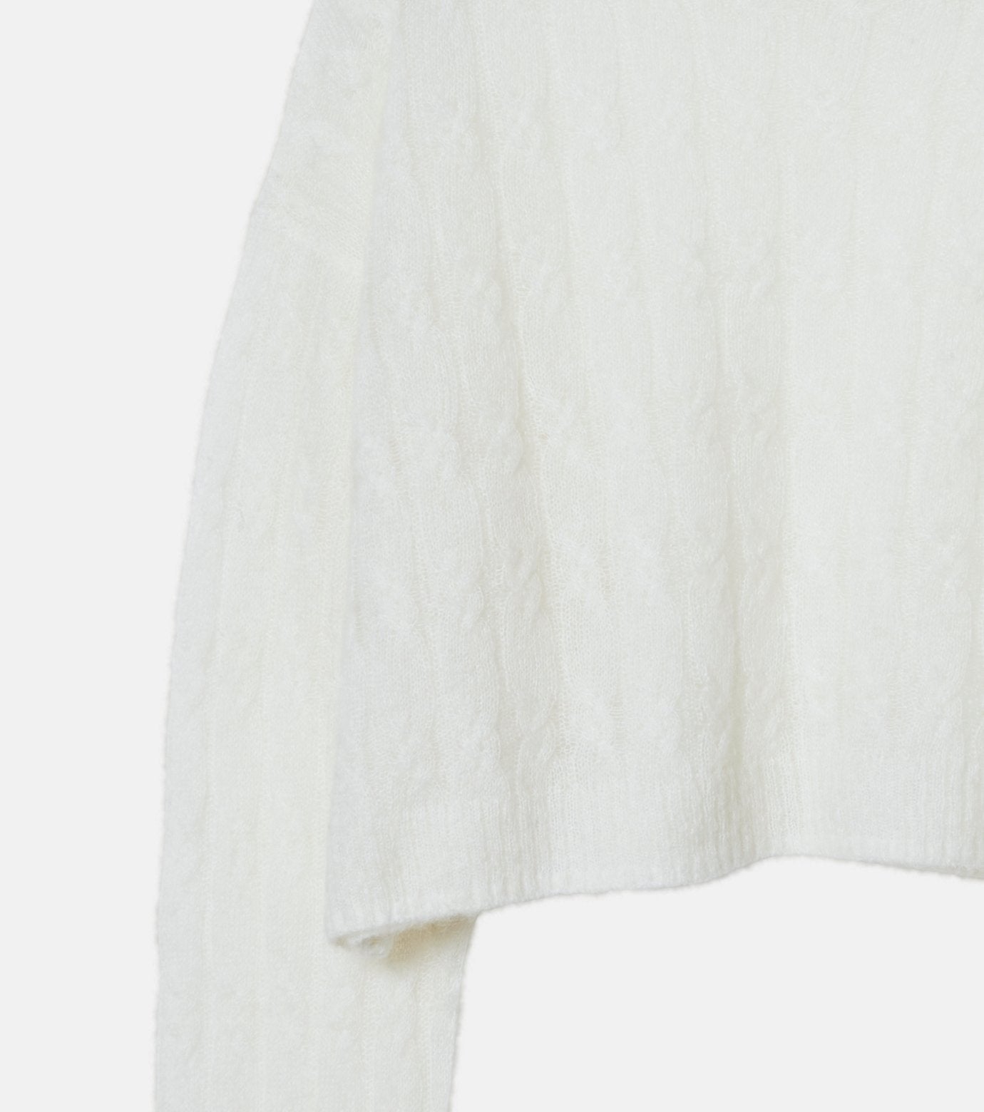 Cable Mohair Pullover