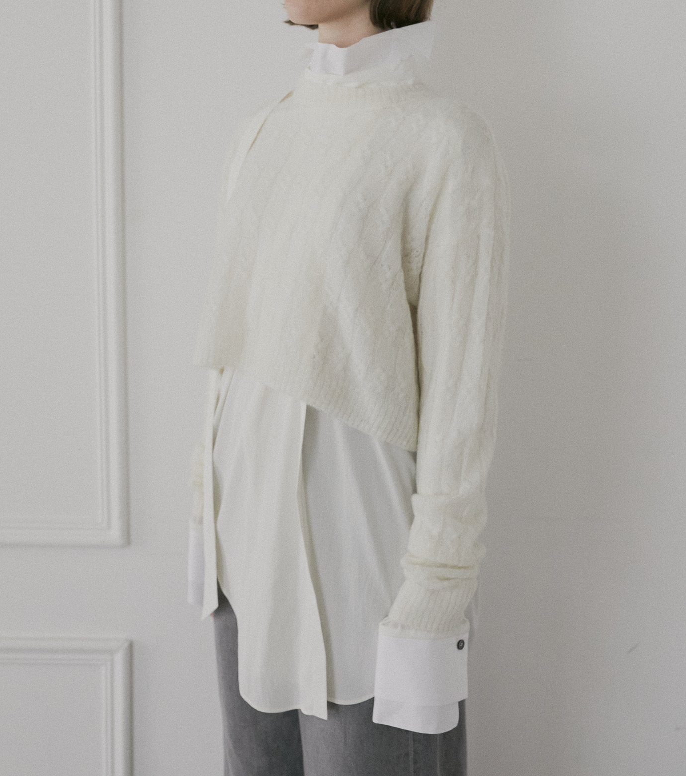 Cable Mohair Pullover