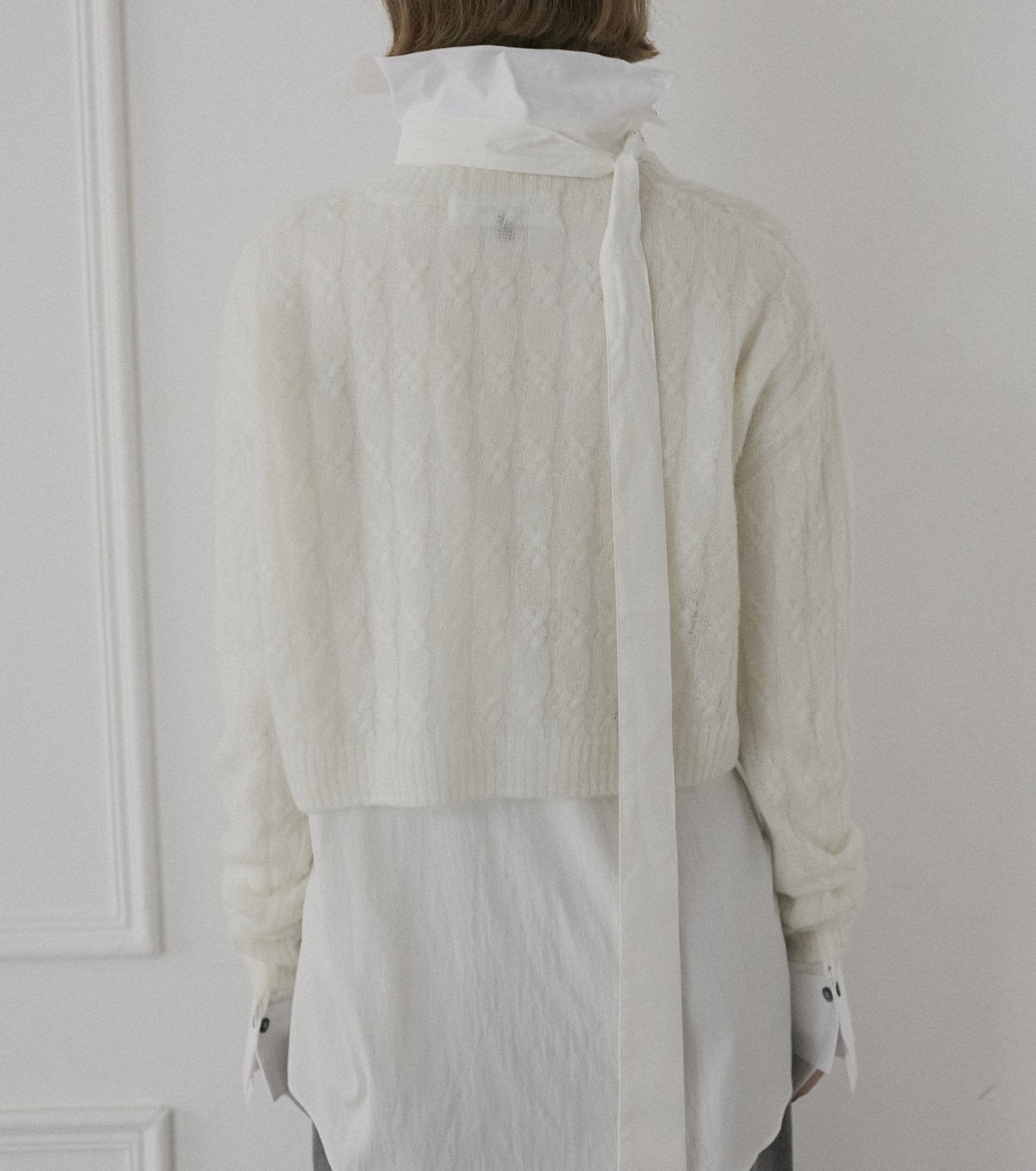 Cable Mohair Pullover