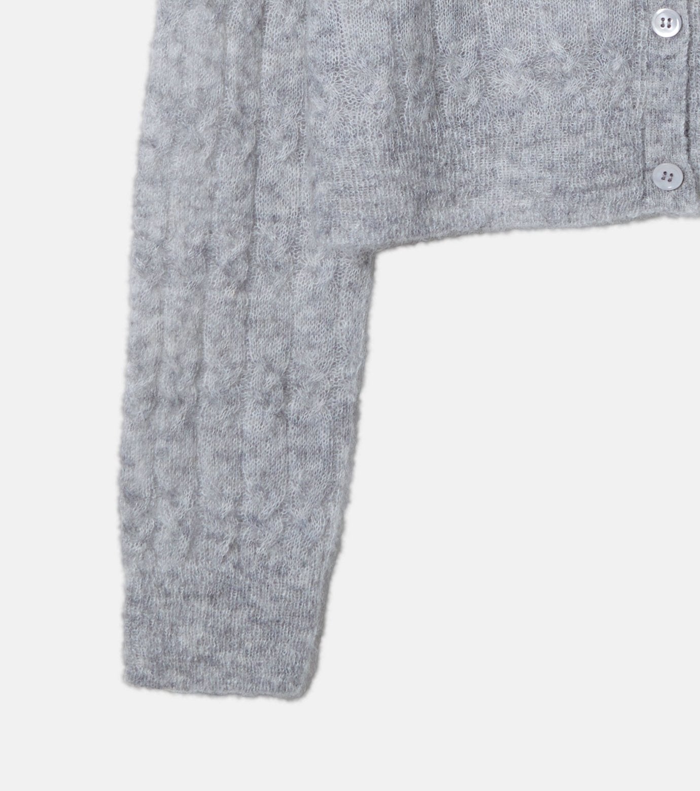 Cable Mohair Cardigan