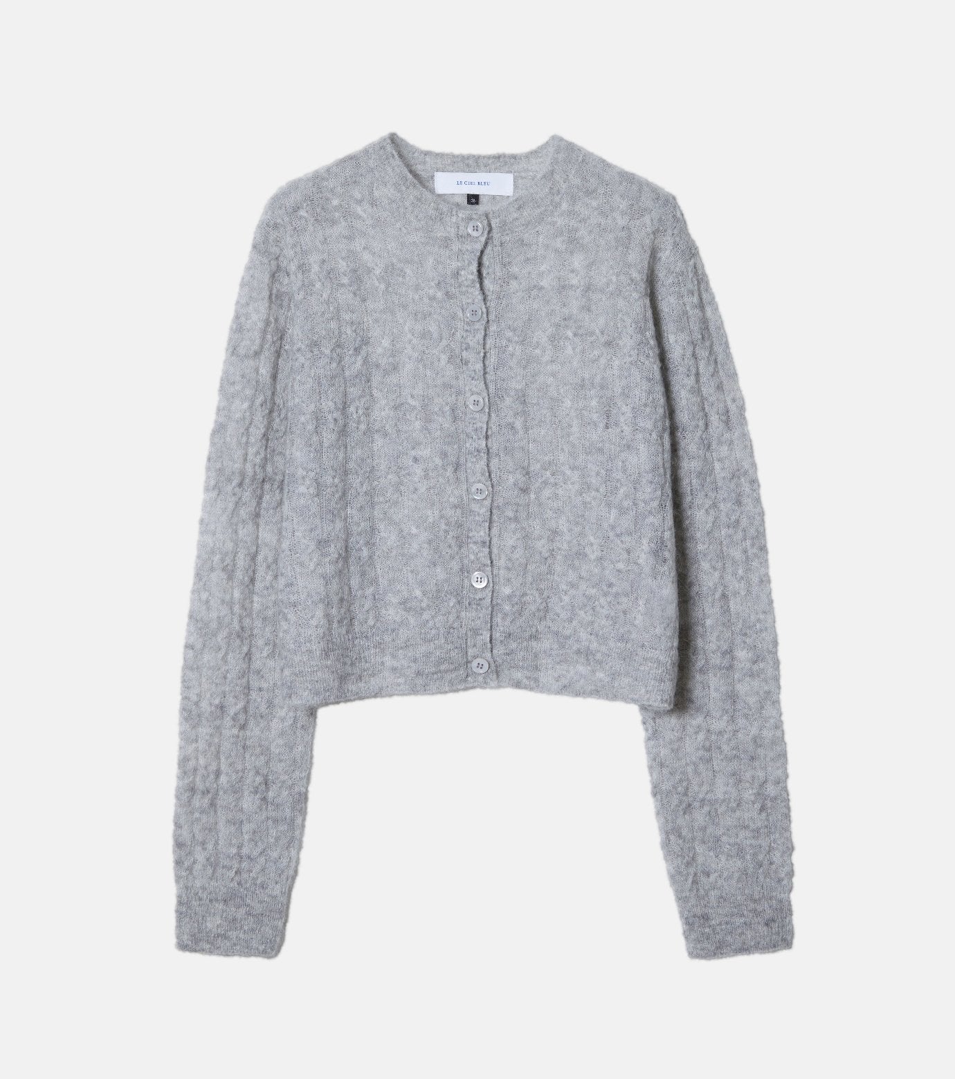 Cable Mohair Cardigan