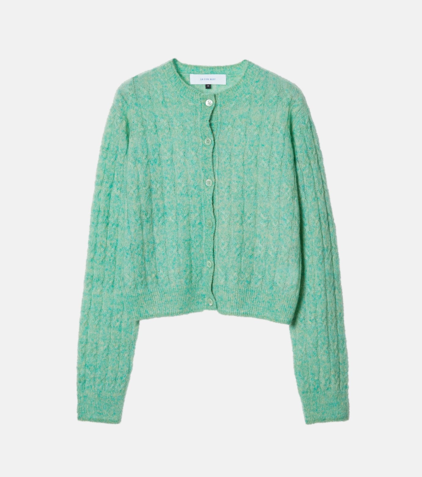 Cable Mohair Cardigan