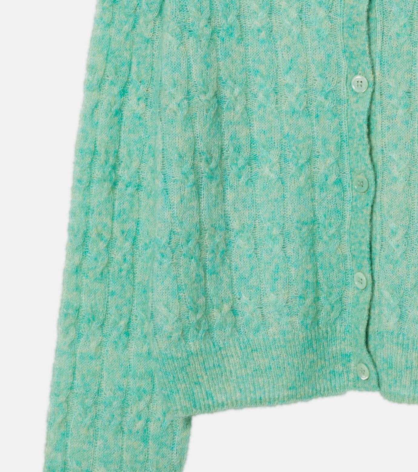 Cable Mohair Cardigan