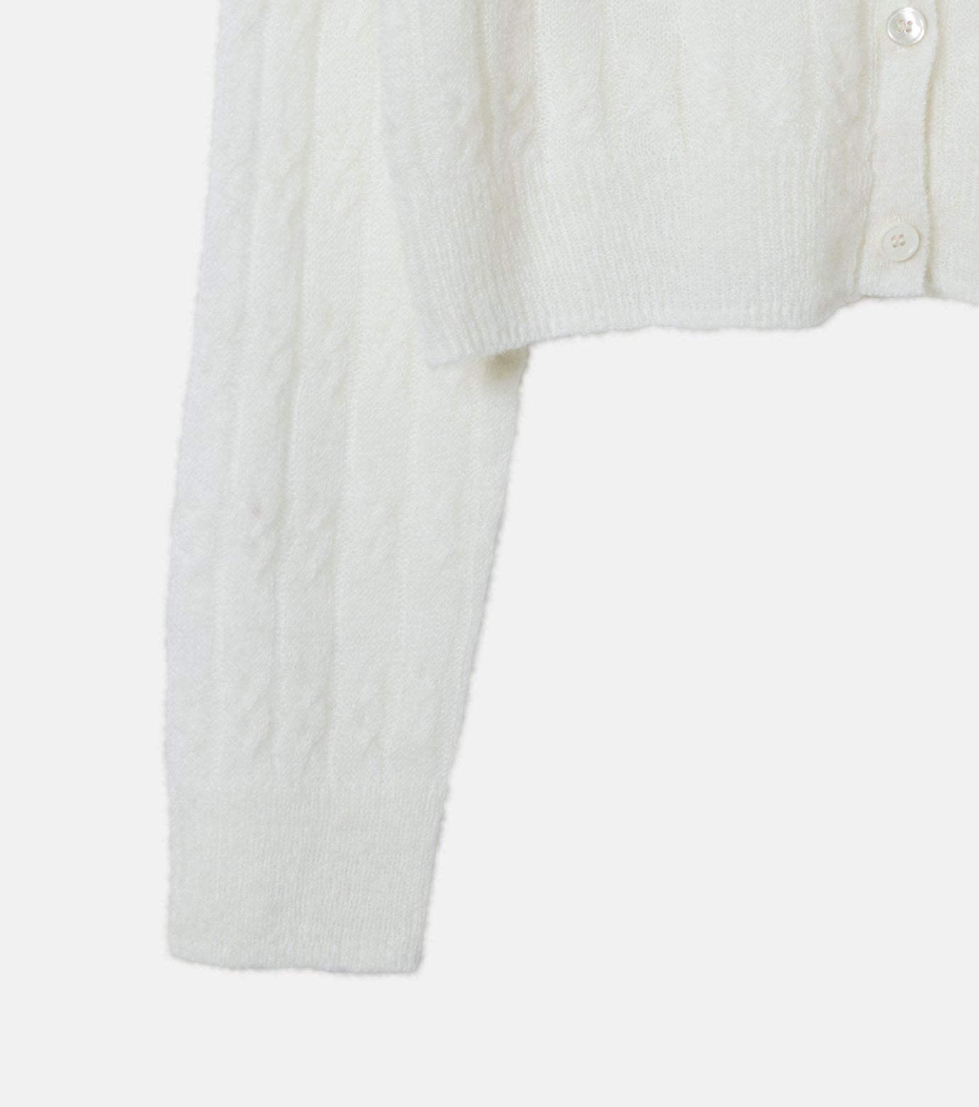 Cable Mohair Cardigan