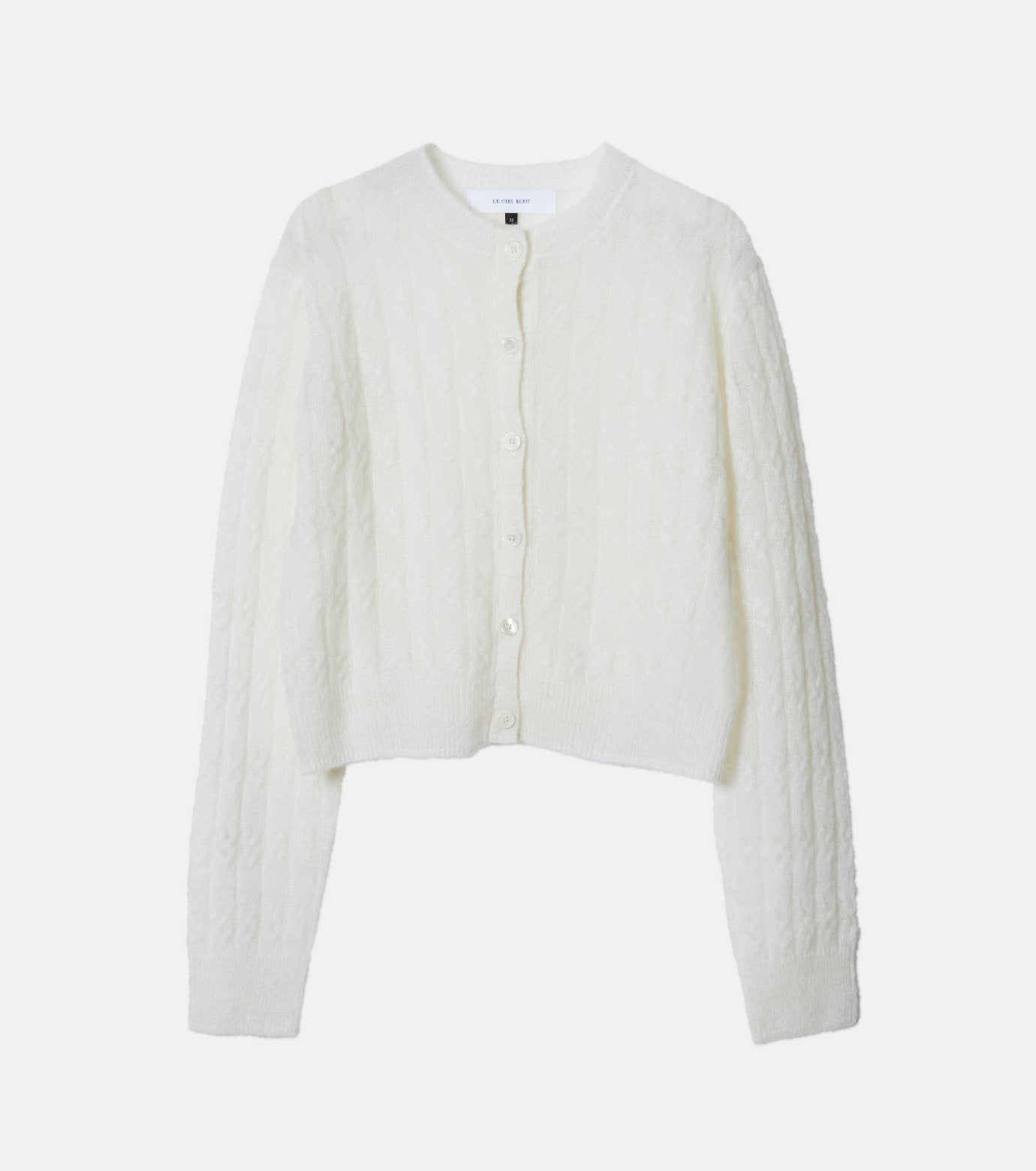 Cable Mohair Cardigan