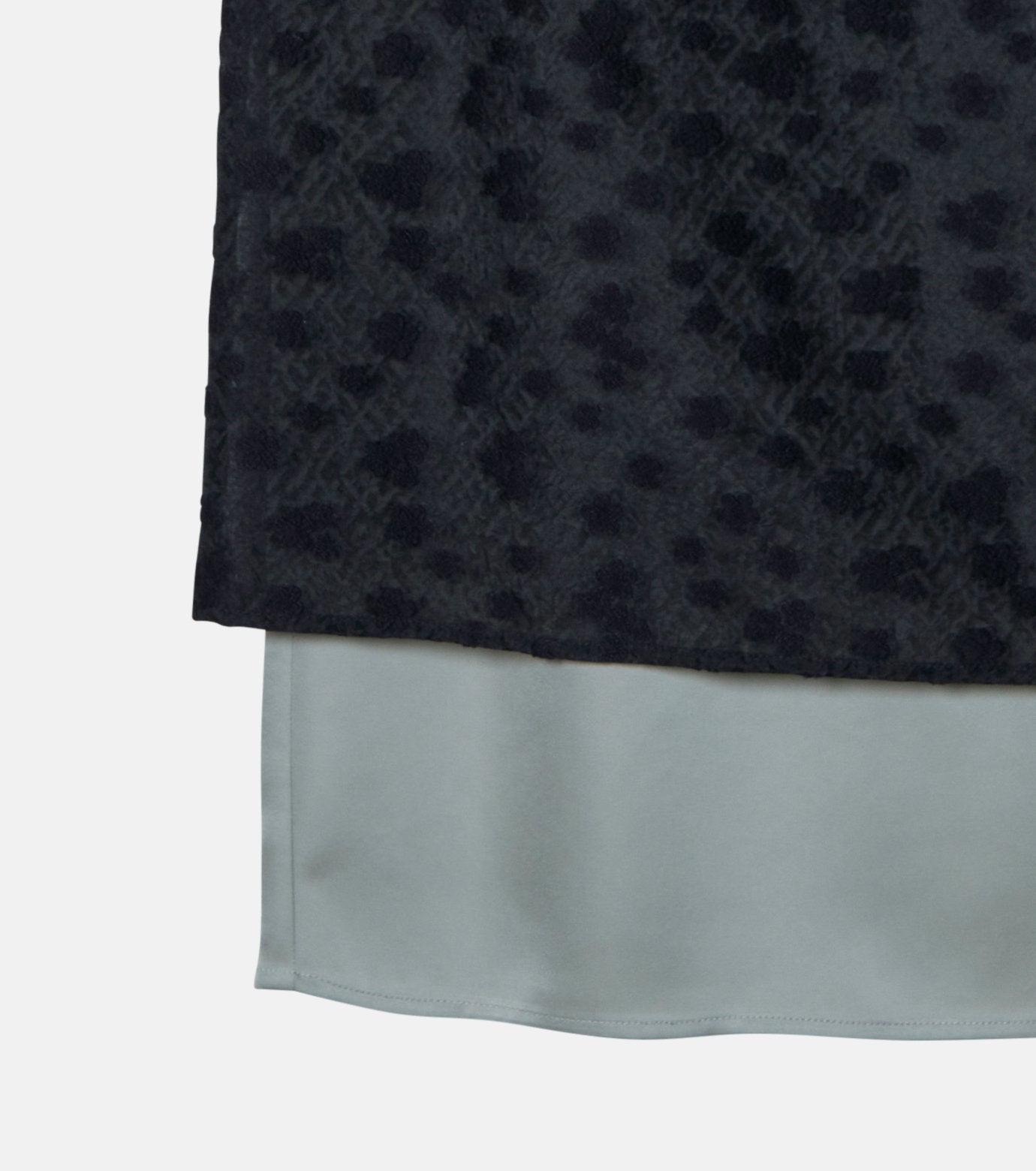 Flower Sheer Jacquard Skirt