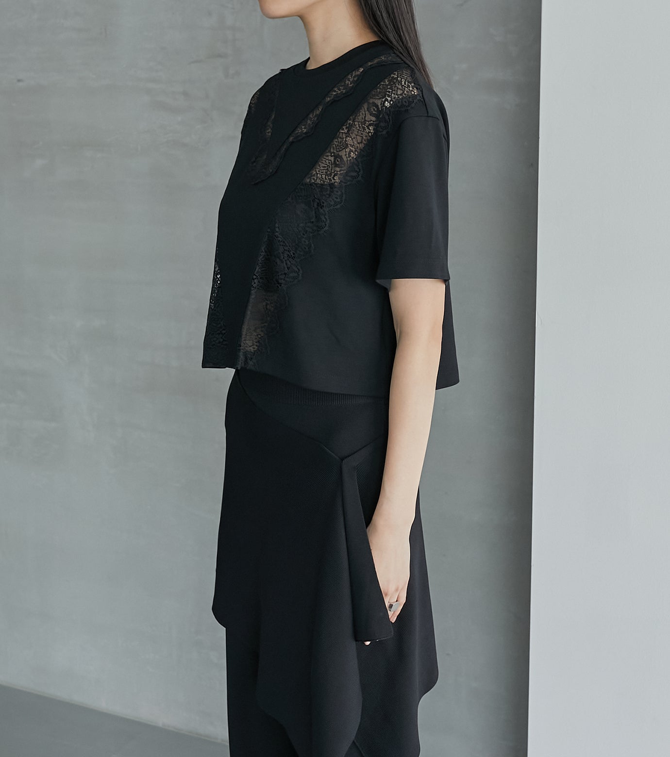 Lace Combi Tee
