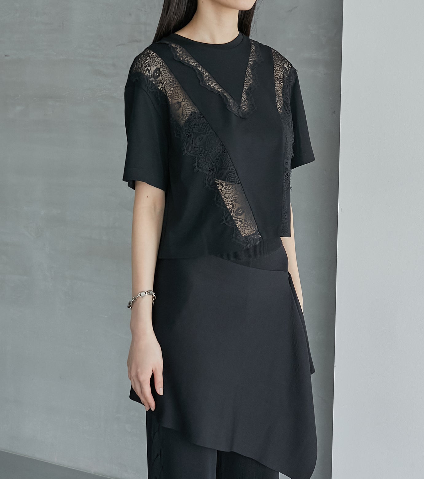 Lace Combi Tee