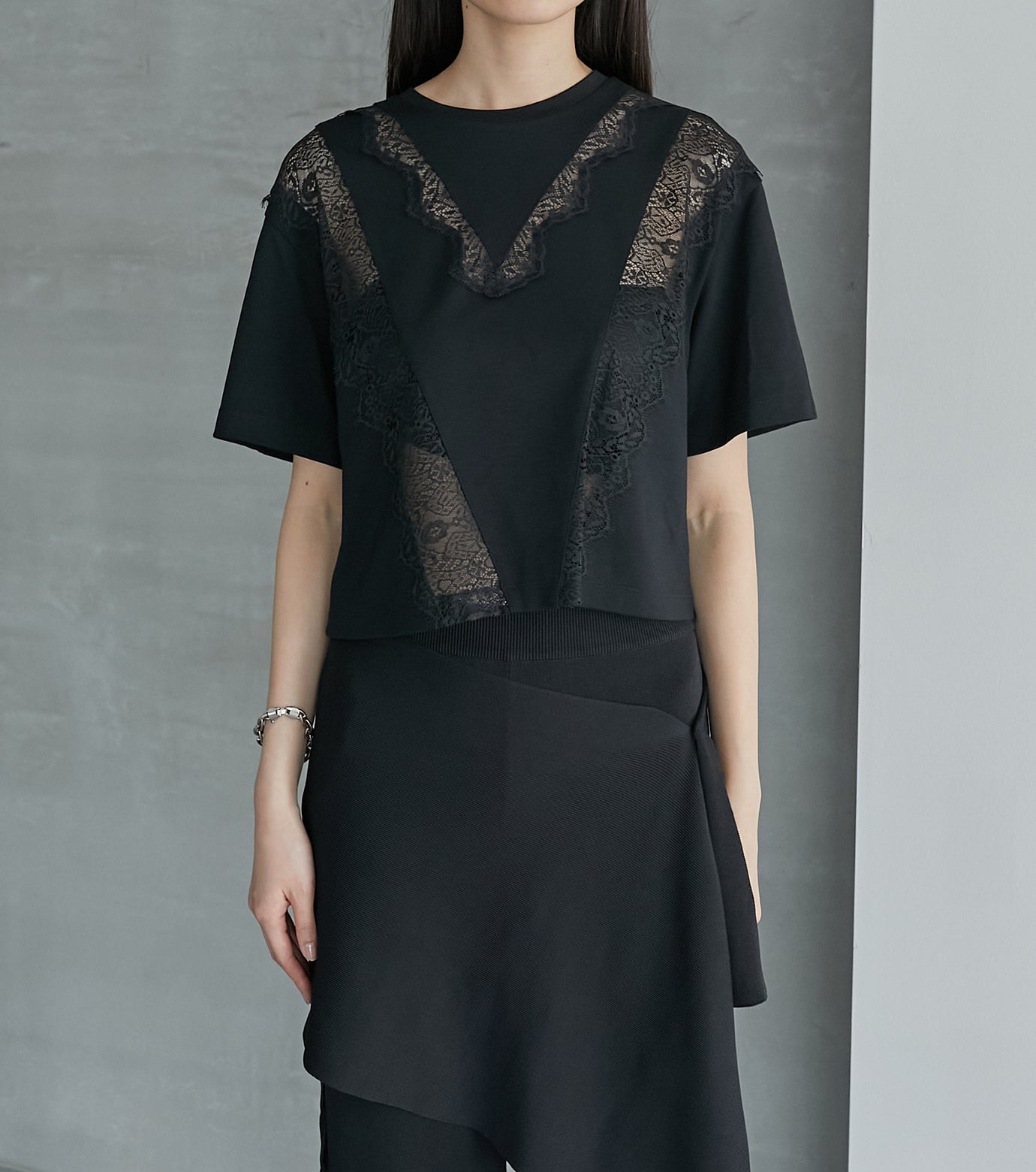 Lace Combi Tee