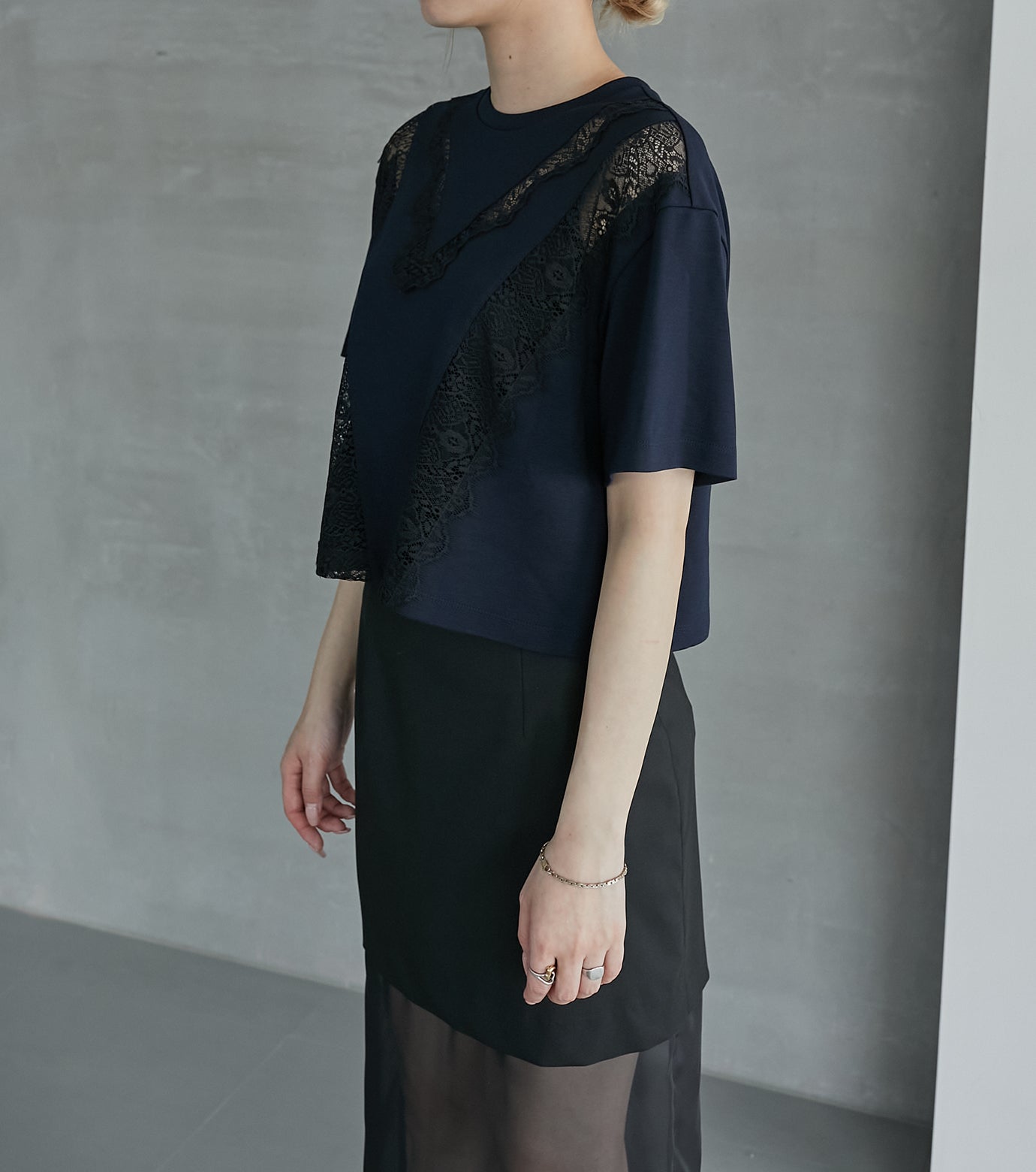 Lace Combi Tee