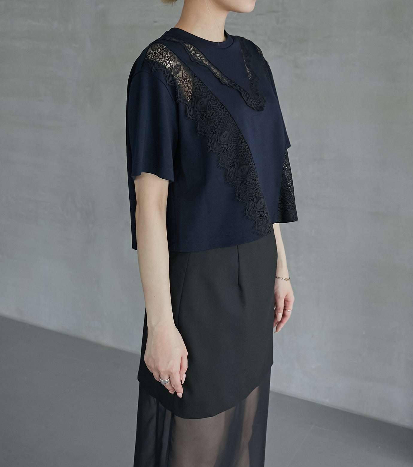 Lace Combi Tee