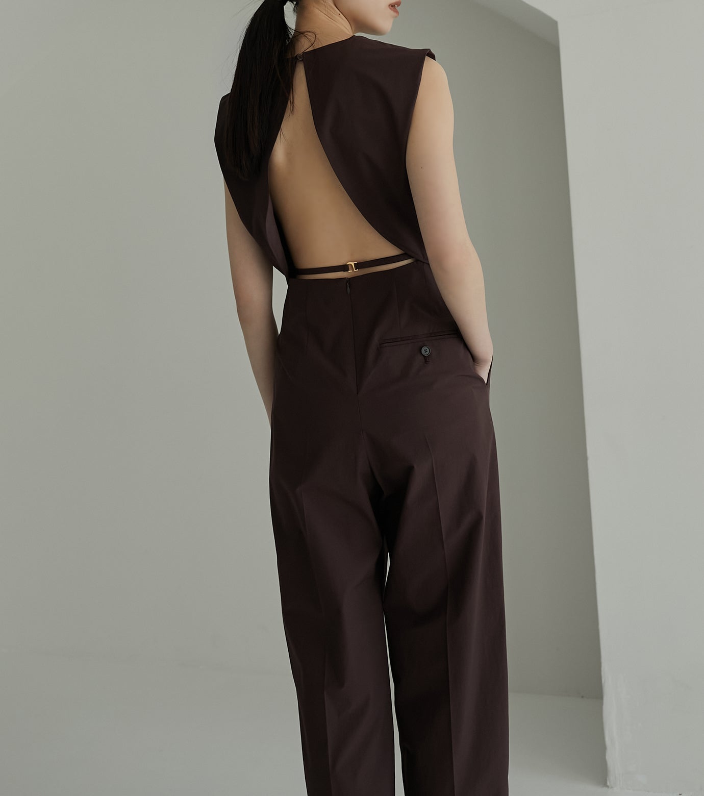 Front Twist Jumpsuit