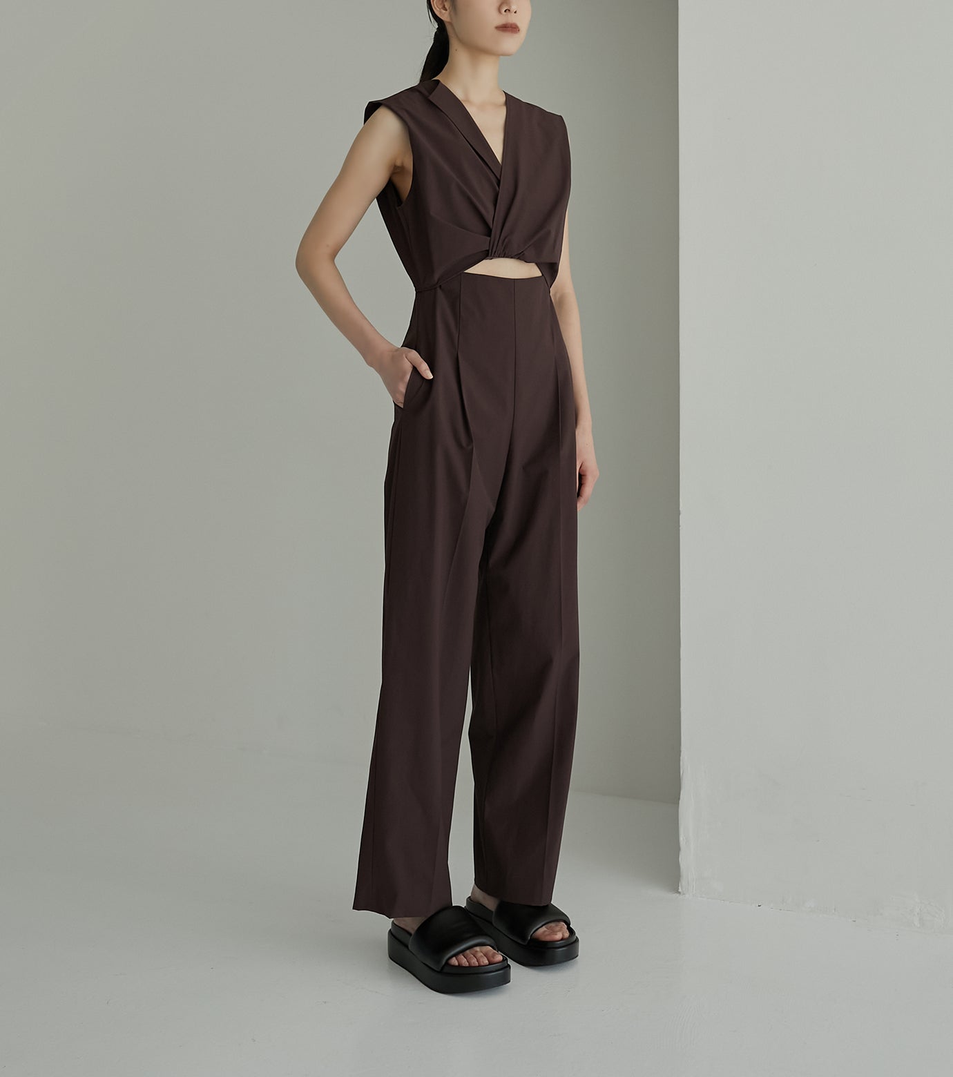 Front Twist Jumpsuit