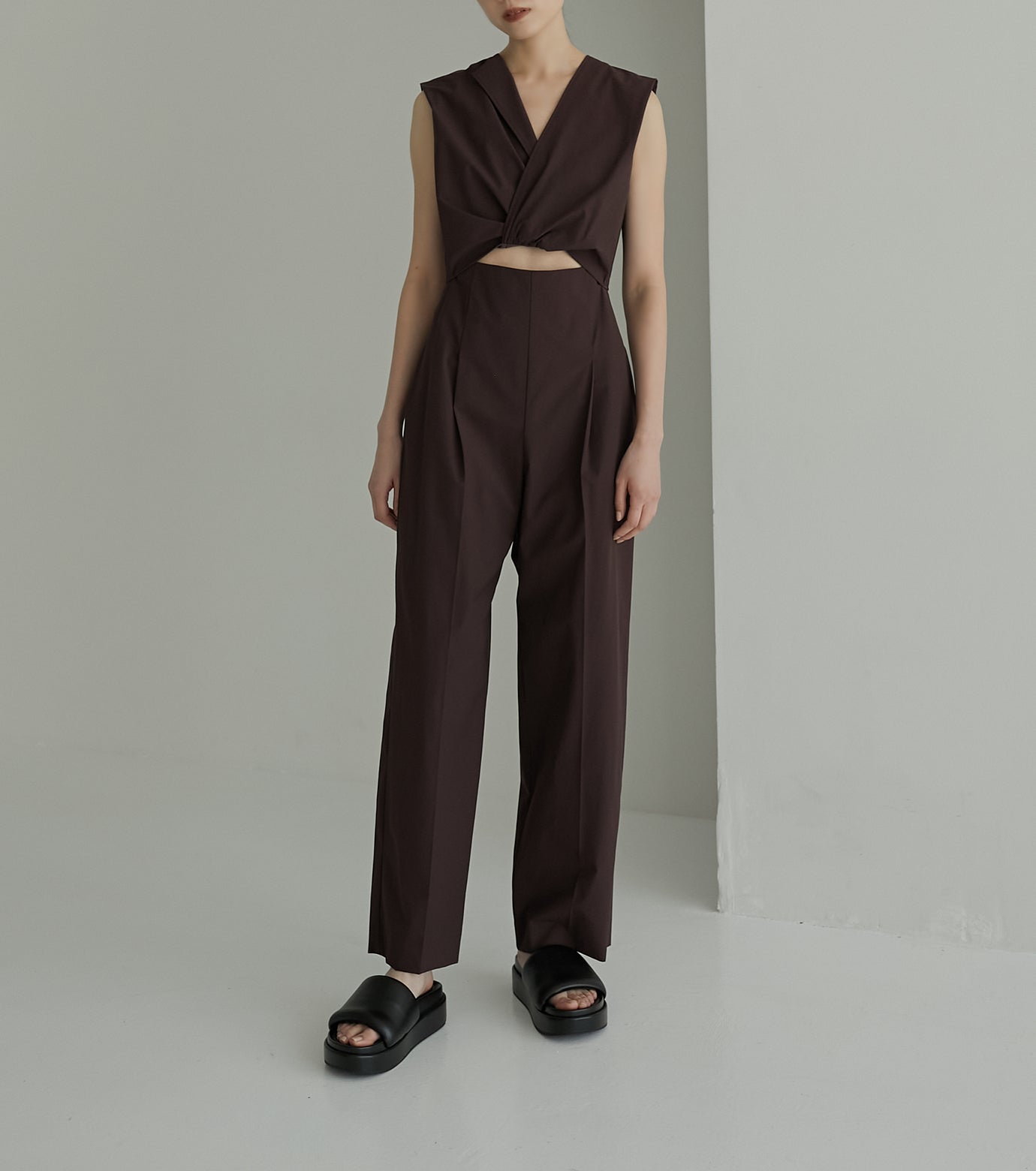 Front Twist Jumpsuit