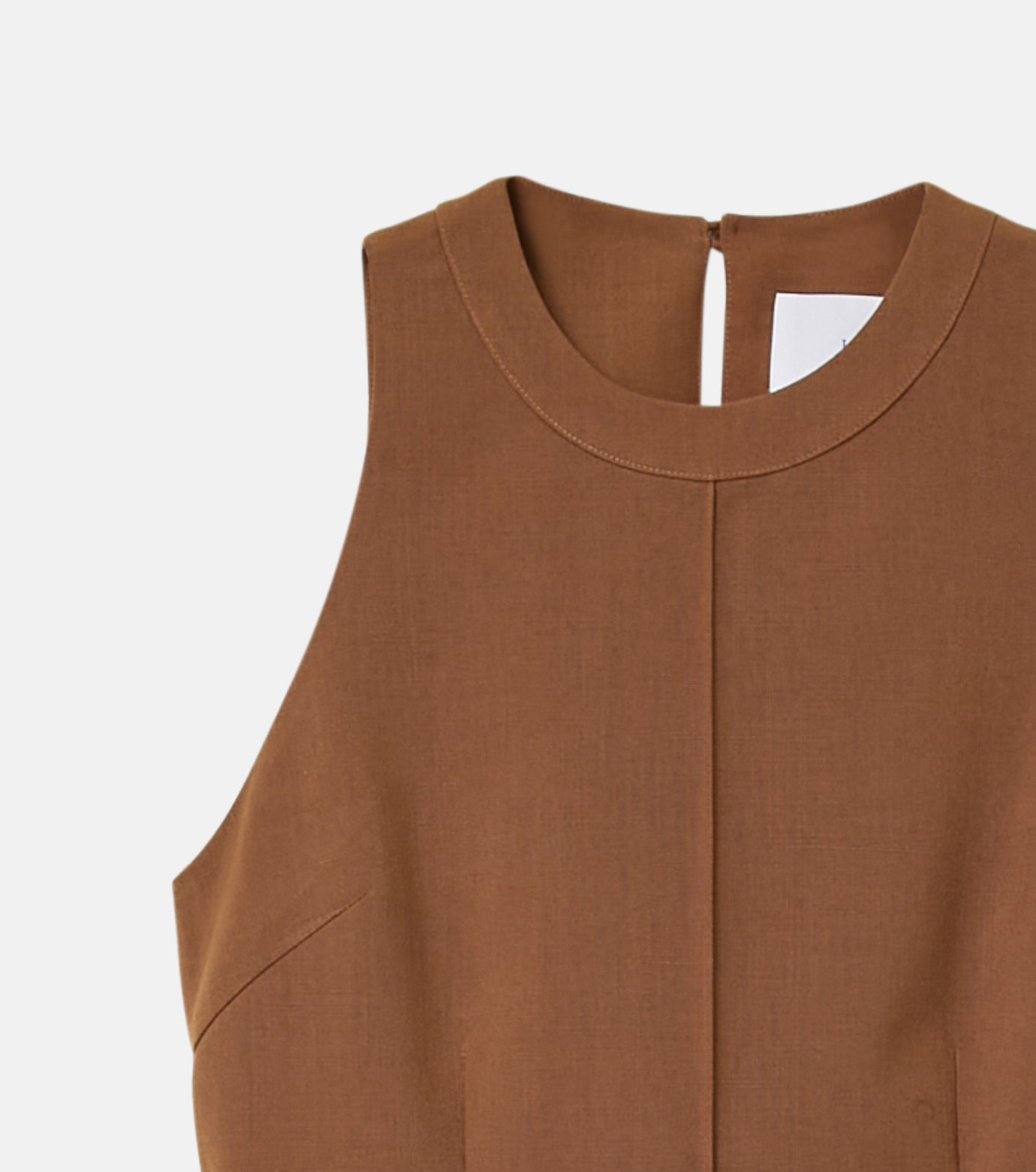 Americansleeve Back Slit Dress