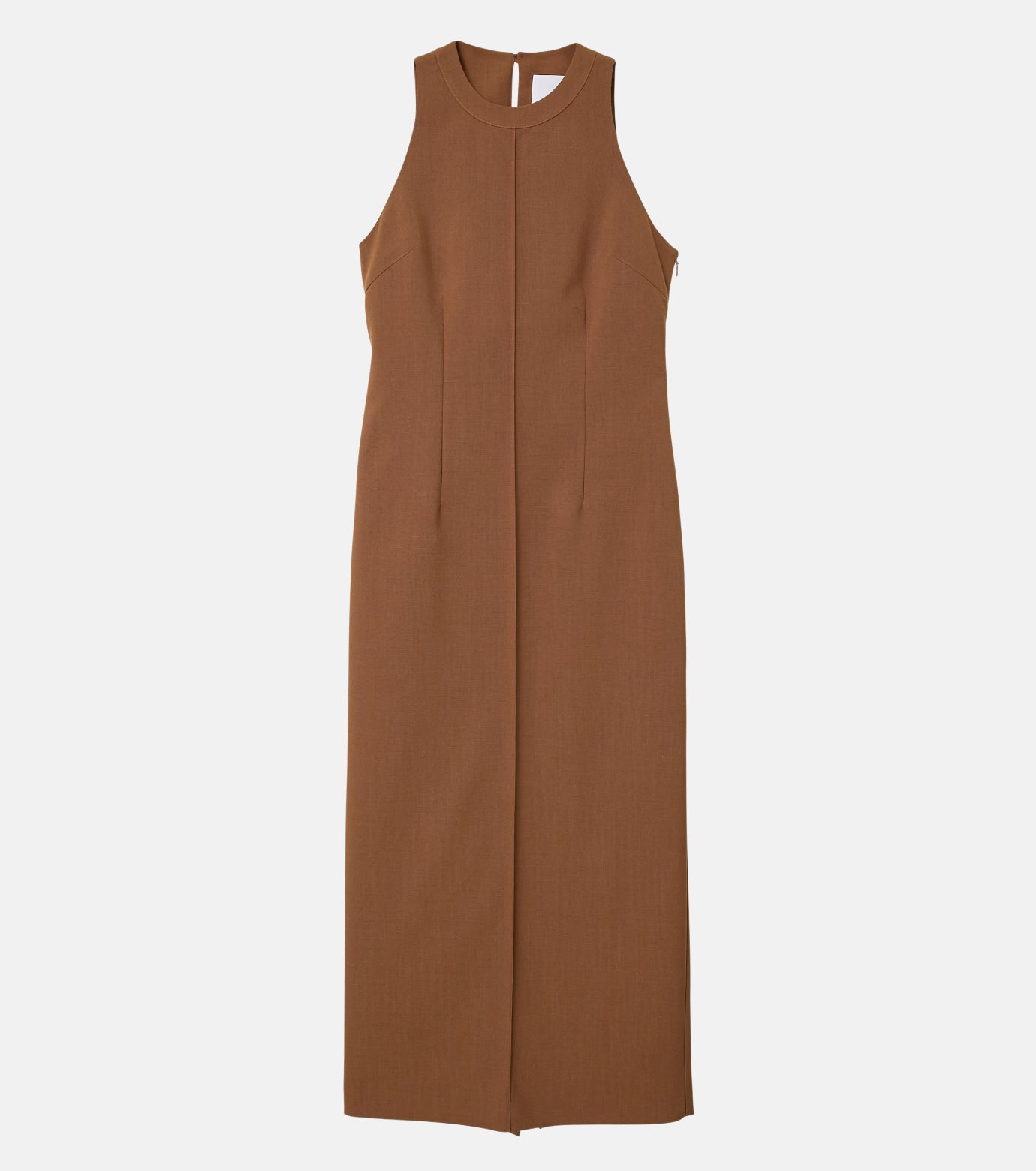 Americansleeve Back Slit Dress