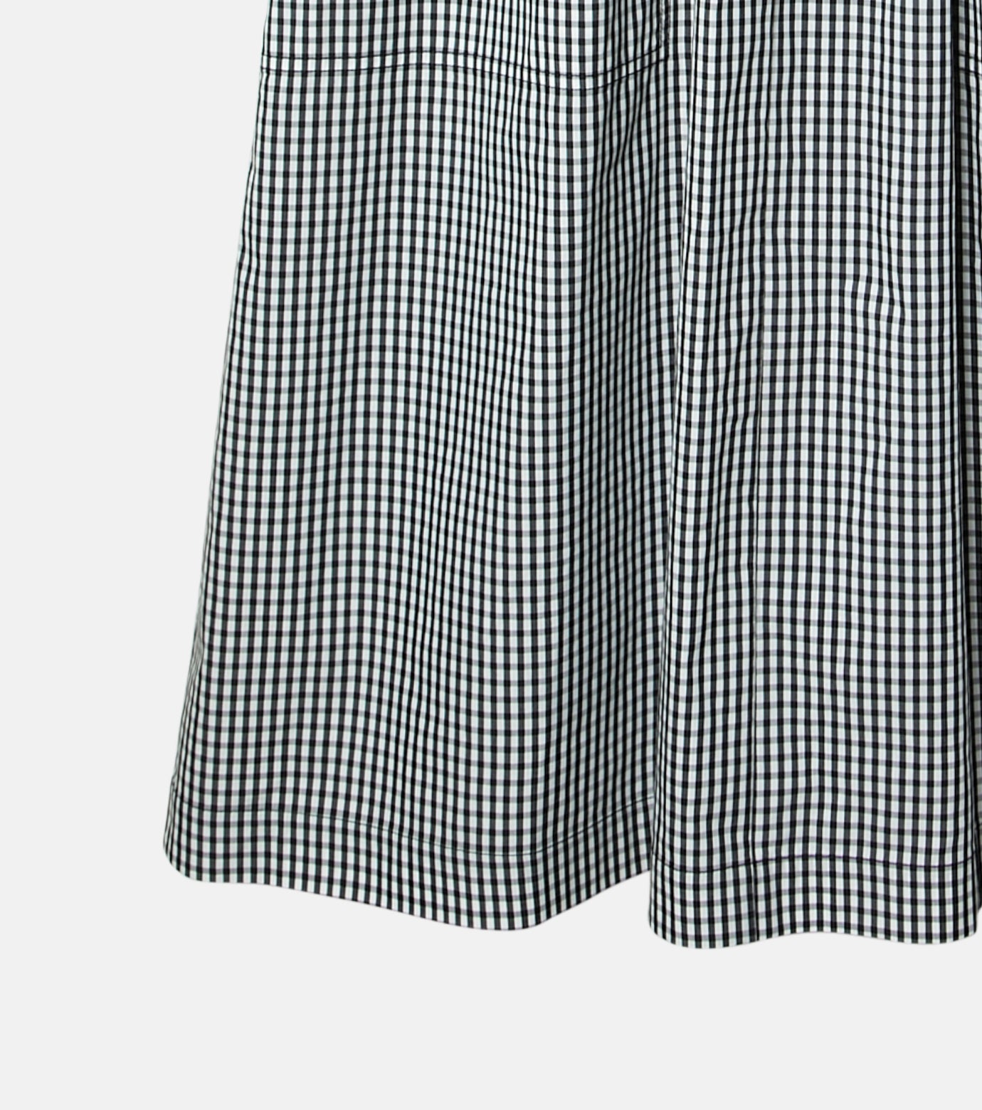 Gingham Check Round Form Dress