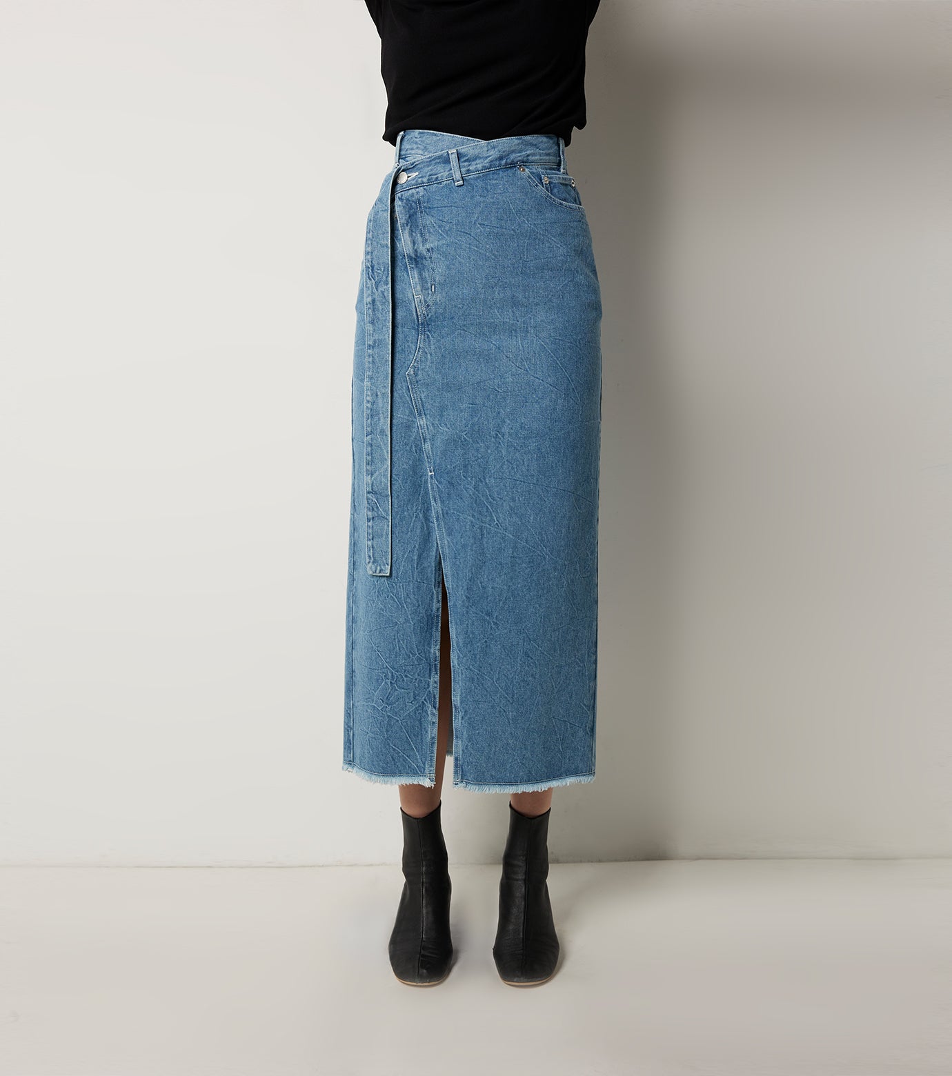 Denim Tight Skirt