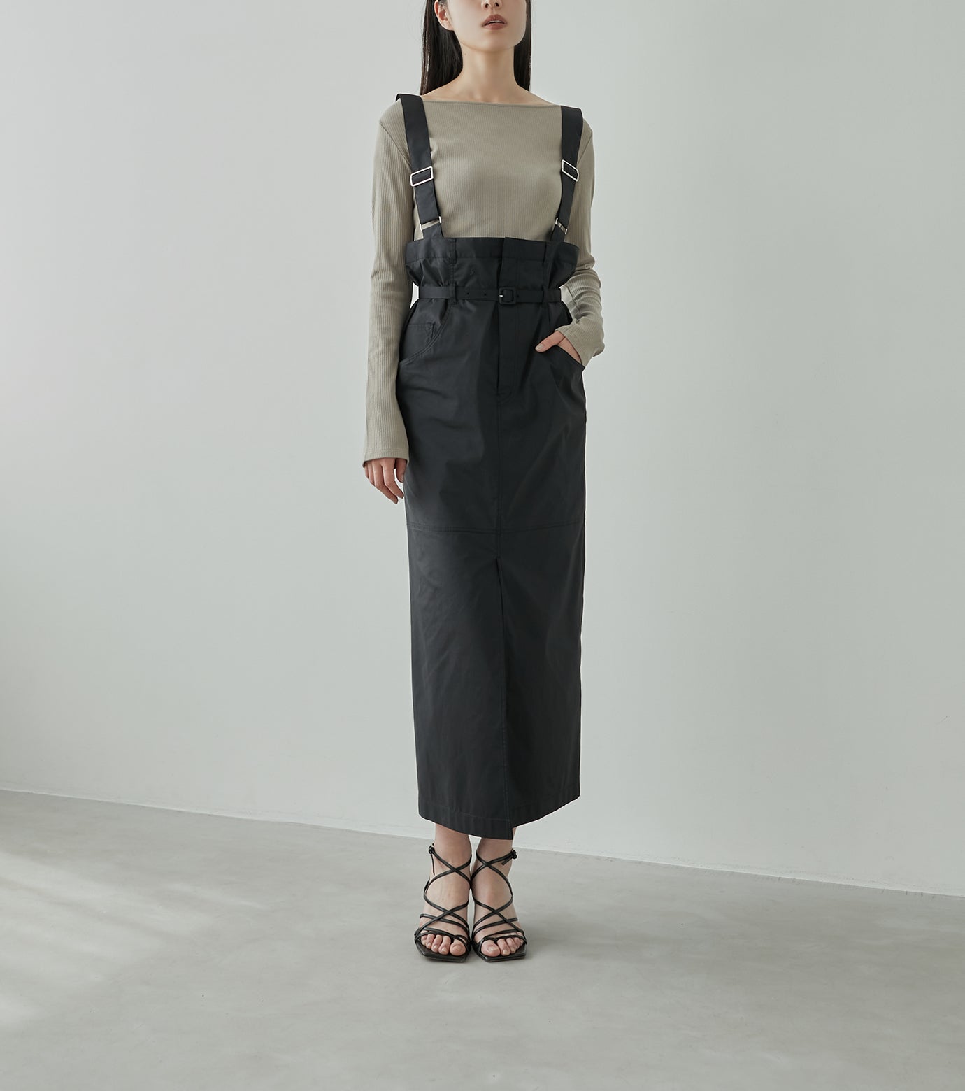 Tafta 2waybelted Maxi Skirt