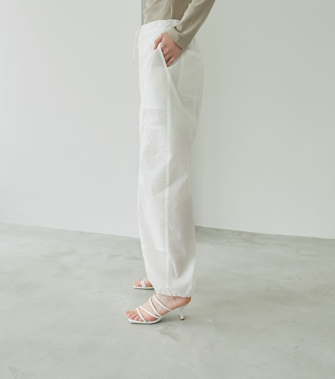 Transparent Double Knee Pants