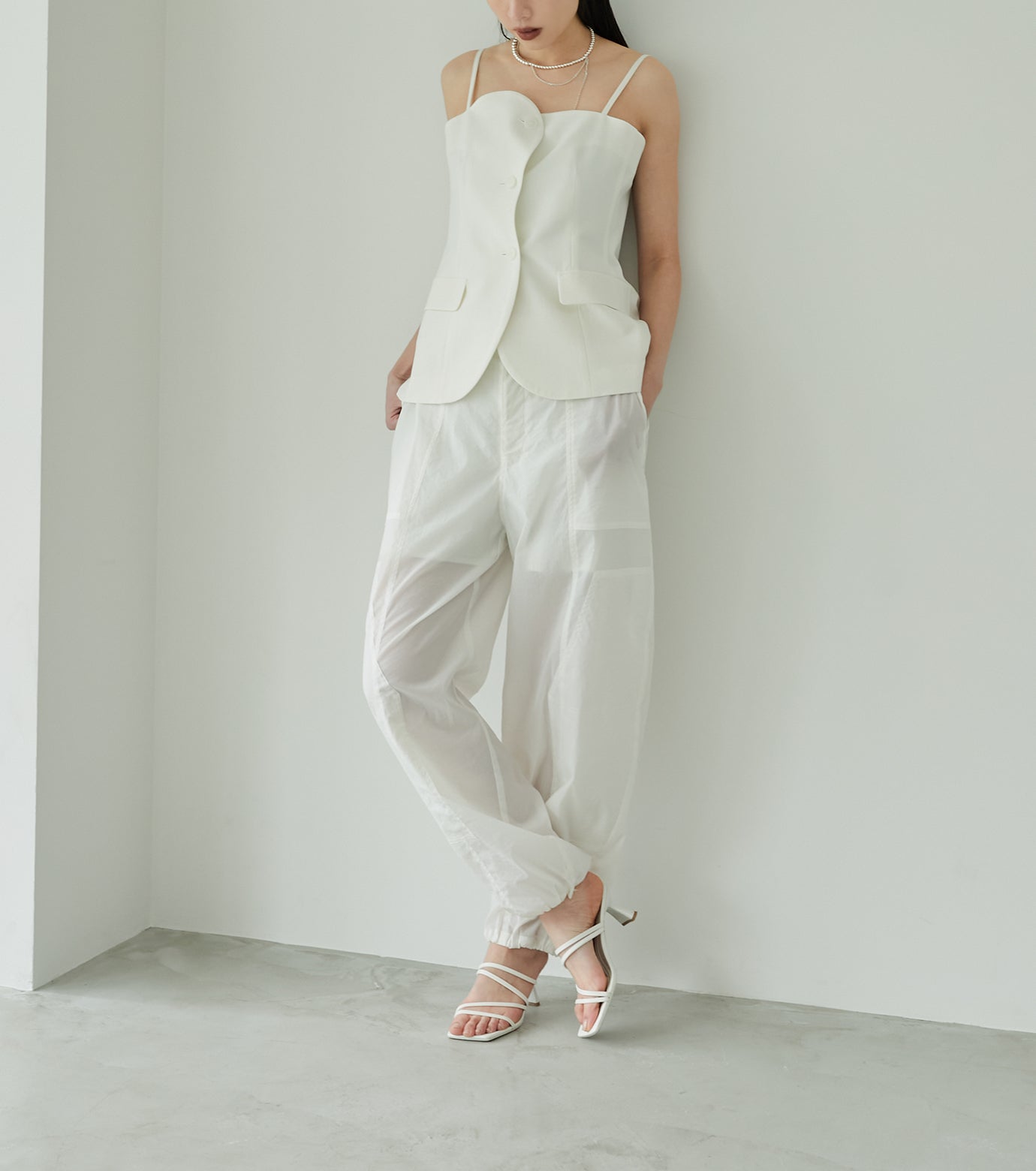 Transparent Double Knee Pants