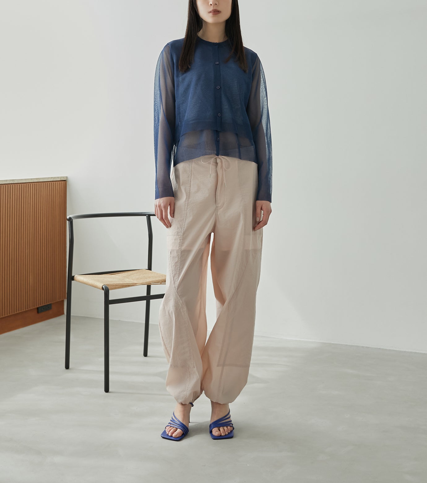Transparent Double Knee Pants