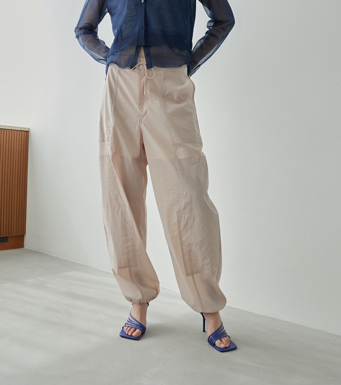 Transparent Double Knee Pants