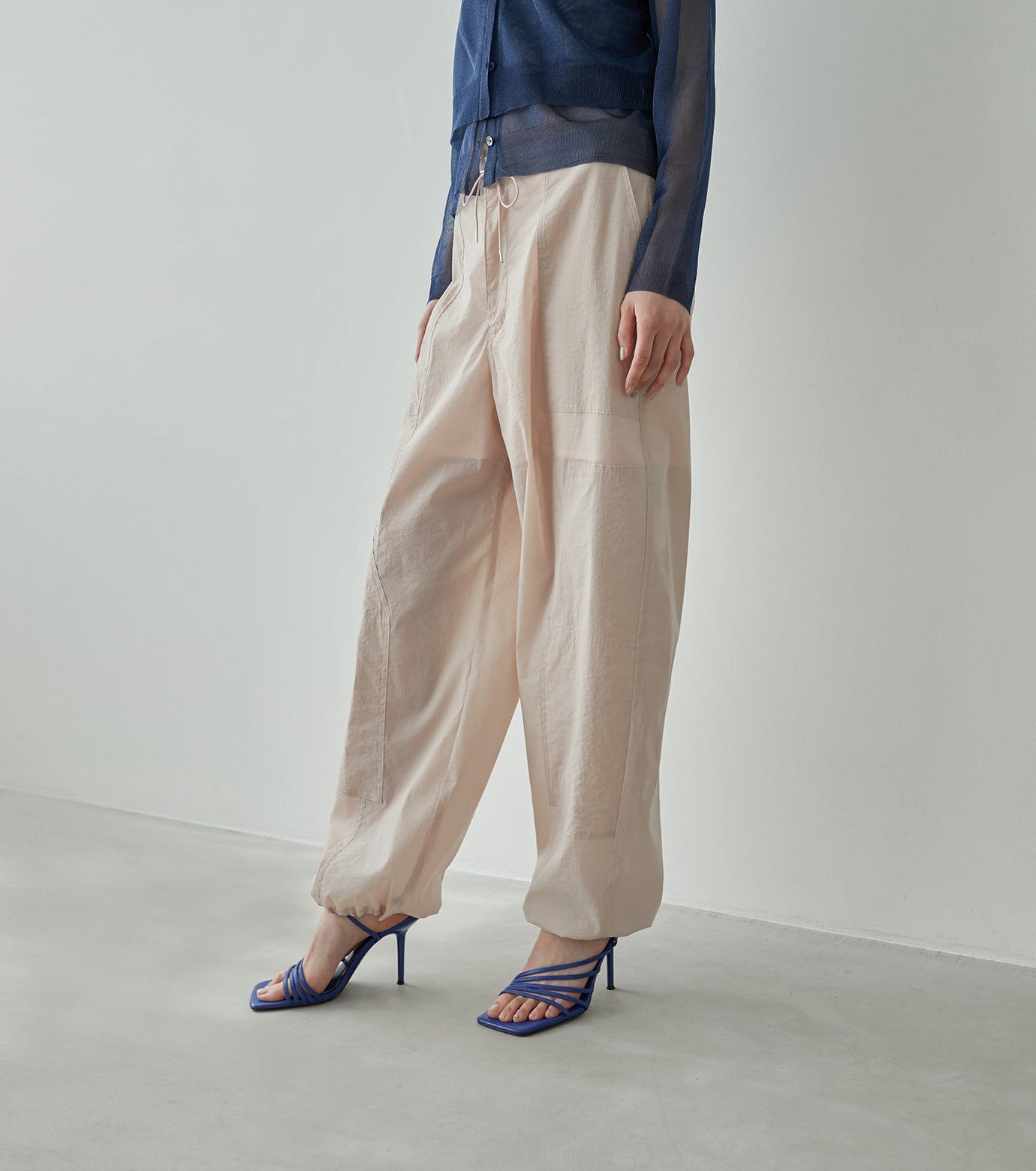 Transparent Double Knee Pants