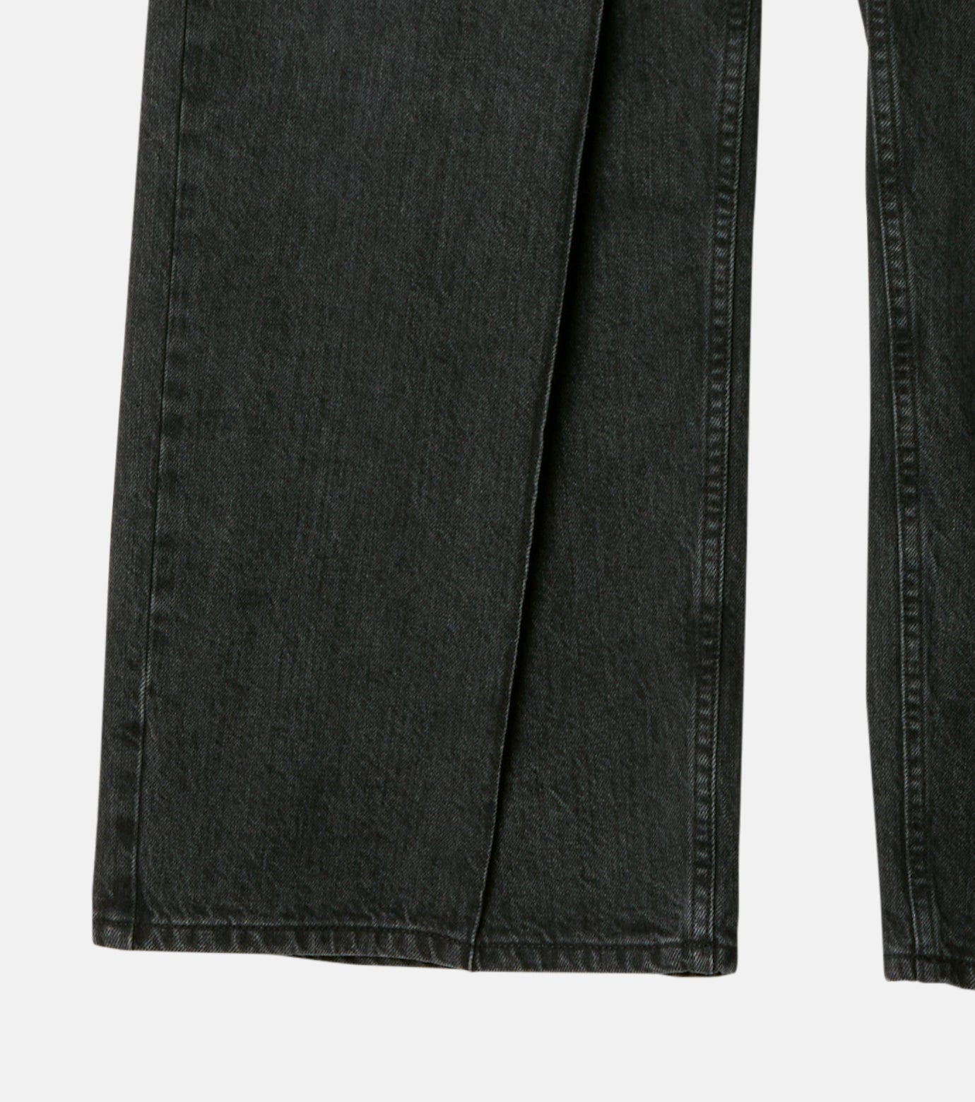 Front Tuck Wide Denim Pants
