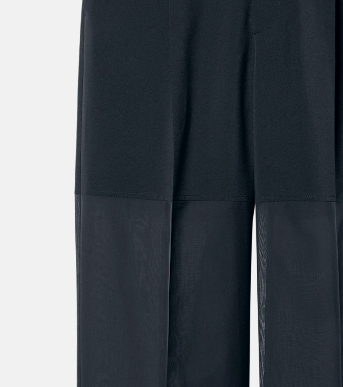 Sheer Combo Straight Pants