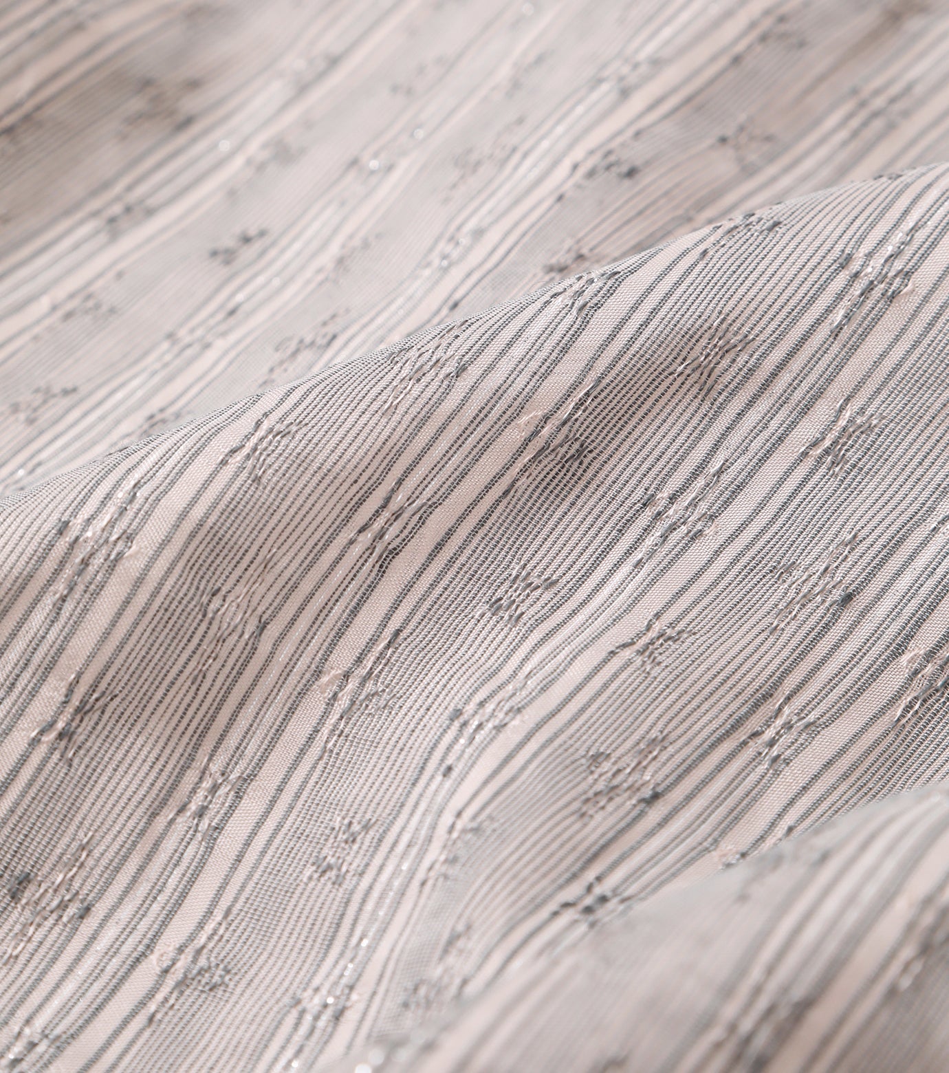 Embroidery JQD Stripe Shirt