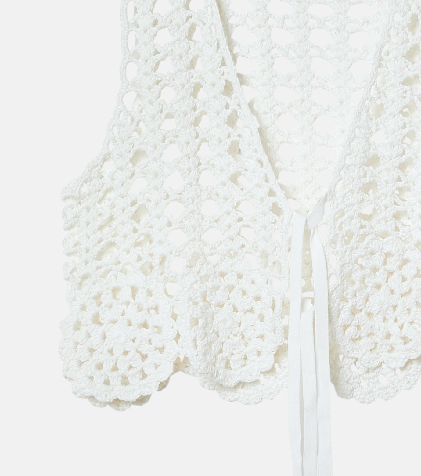 Hand-Crocheted Lace Vest