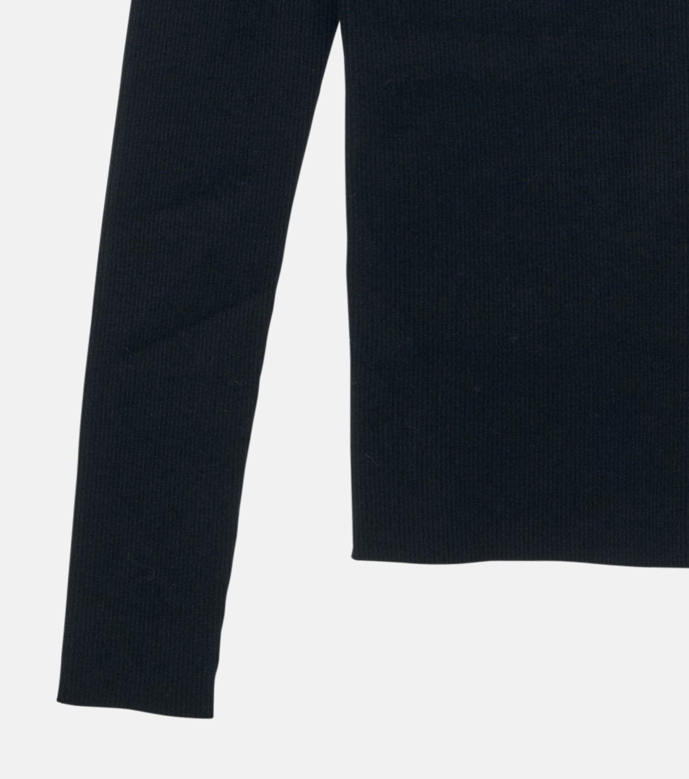 Two-Texture Ribbed Knit Top