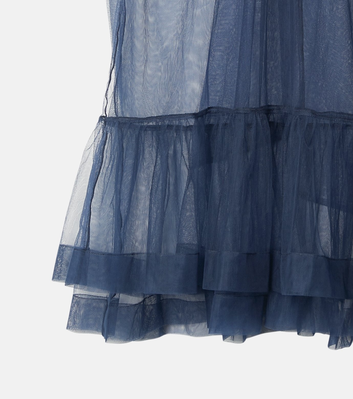 Soft Tulle Bow Tie Top