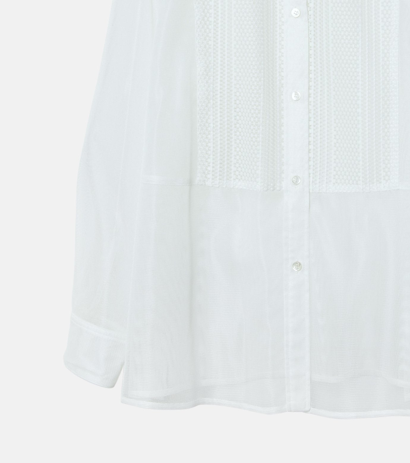 Lace & Mesh Combo Shirt