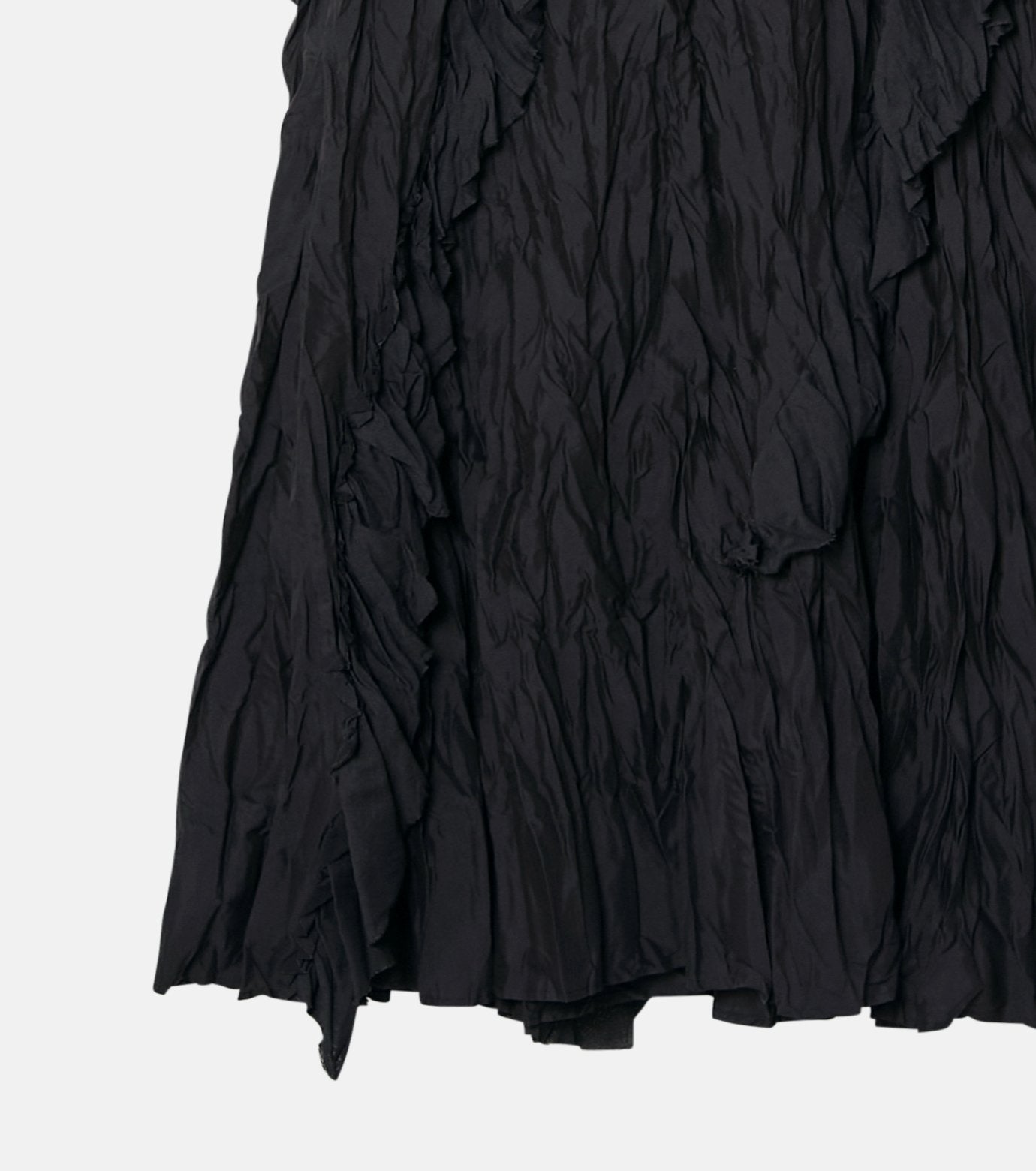 Crinckled Ruffle Cami Dress