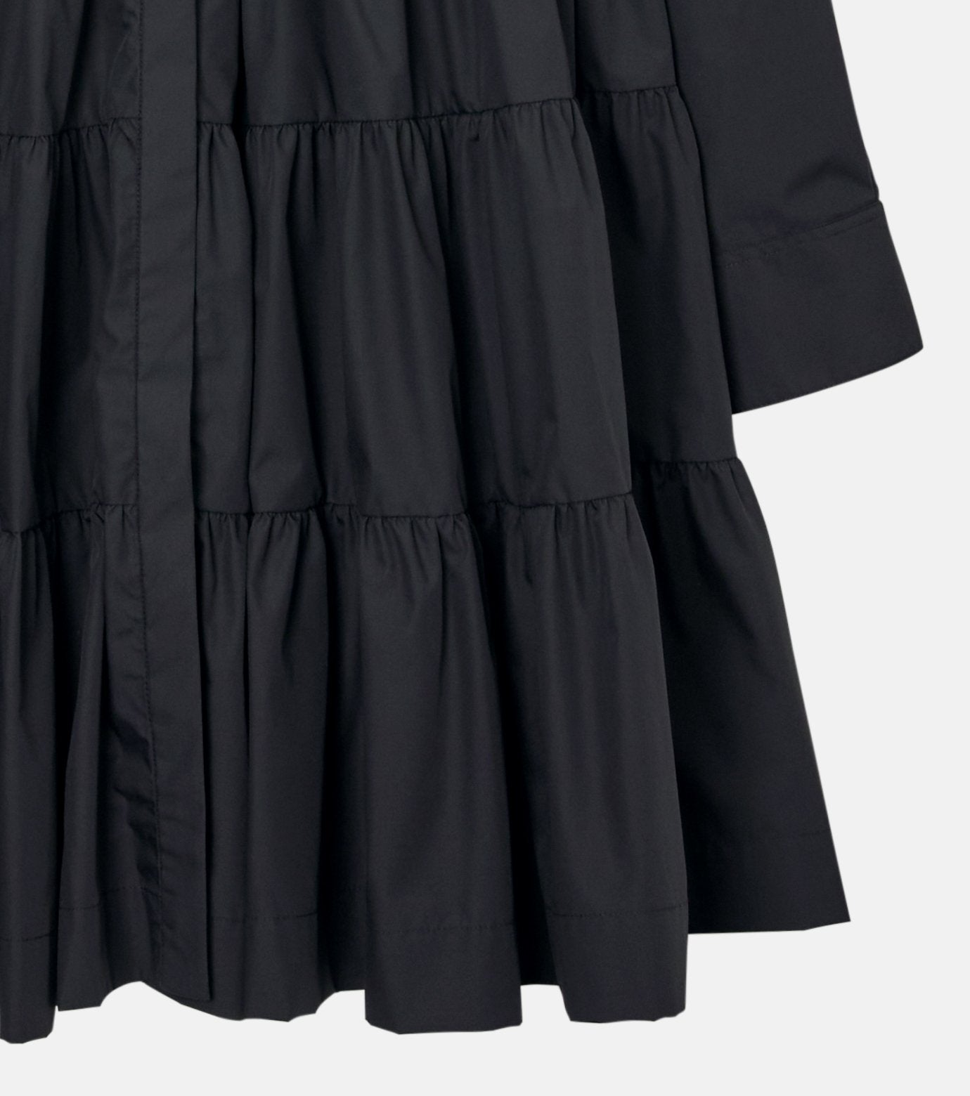 Dramatic Gathered Shirt Dress