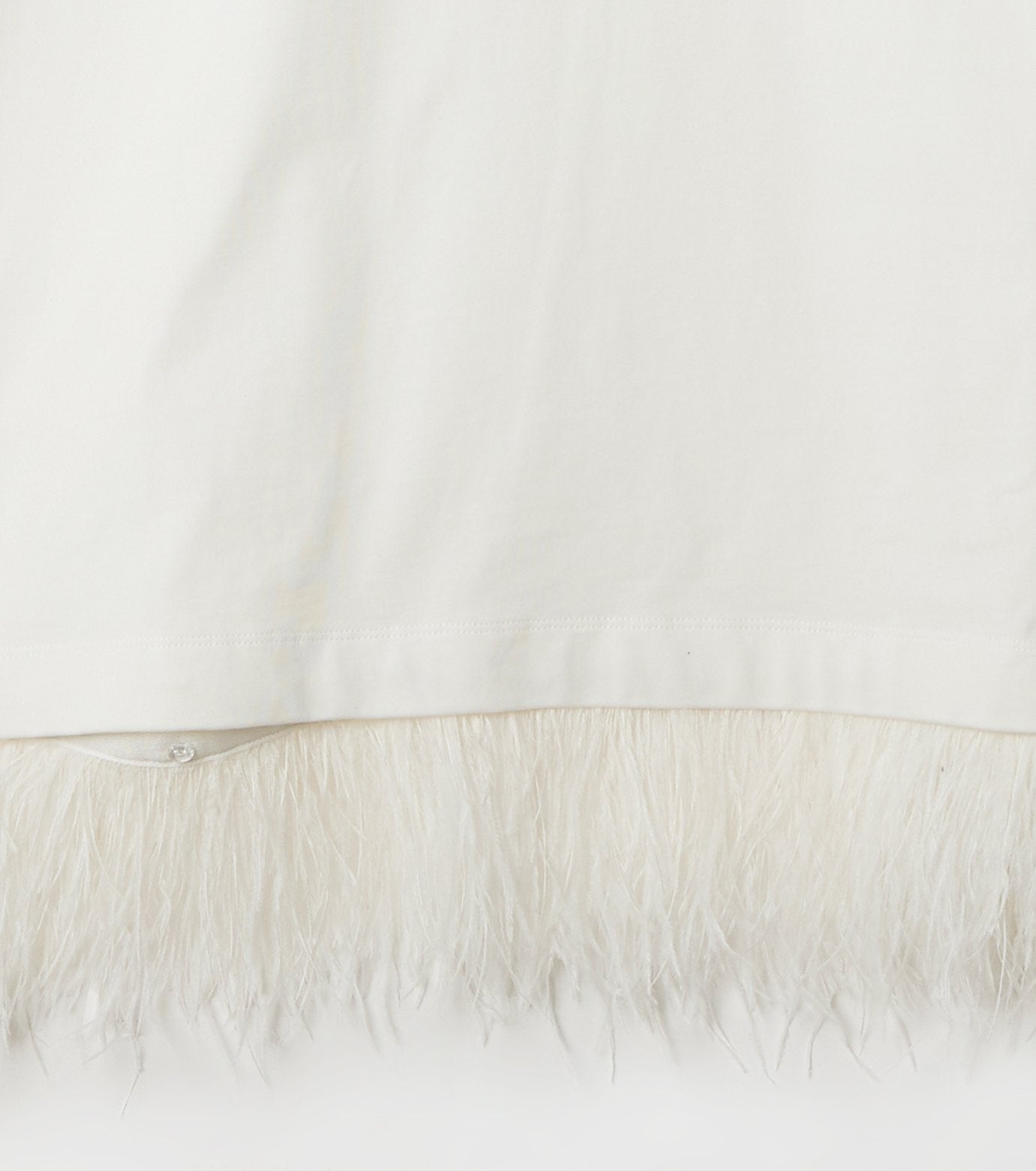 Jersey Dress w/Feather Hem