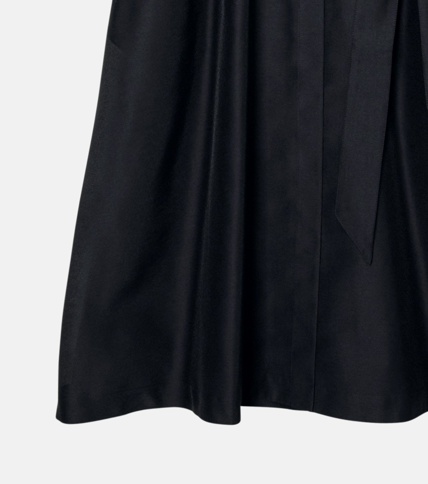 Organza Belted Shirt Dress